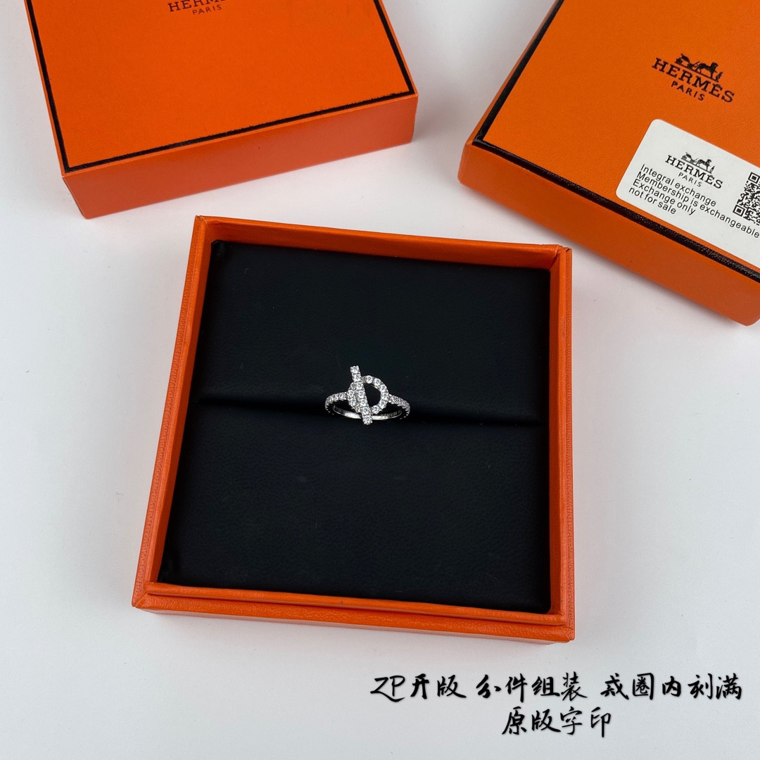hermès ot buckle full Di*m*nd ring