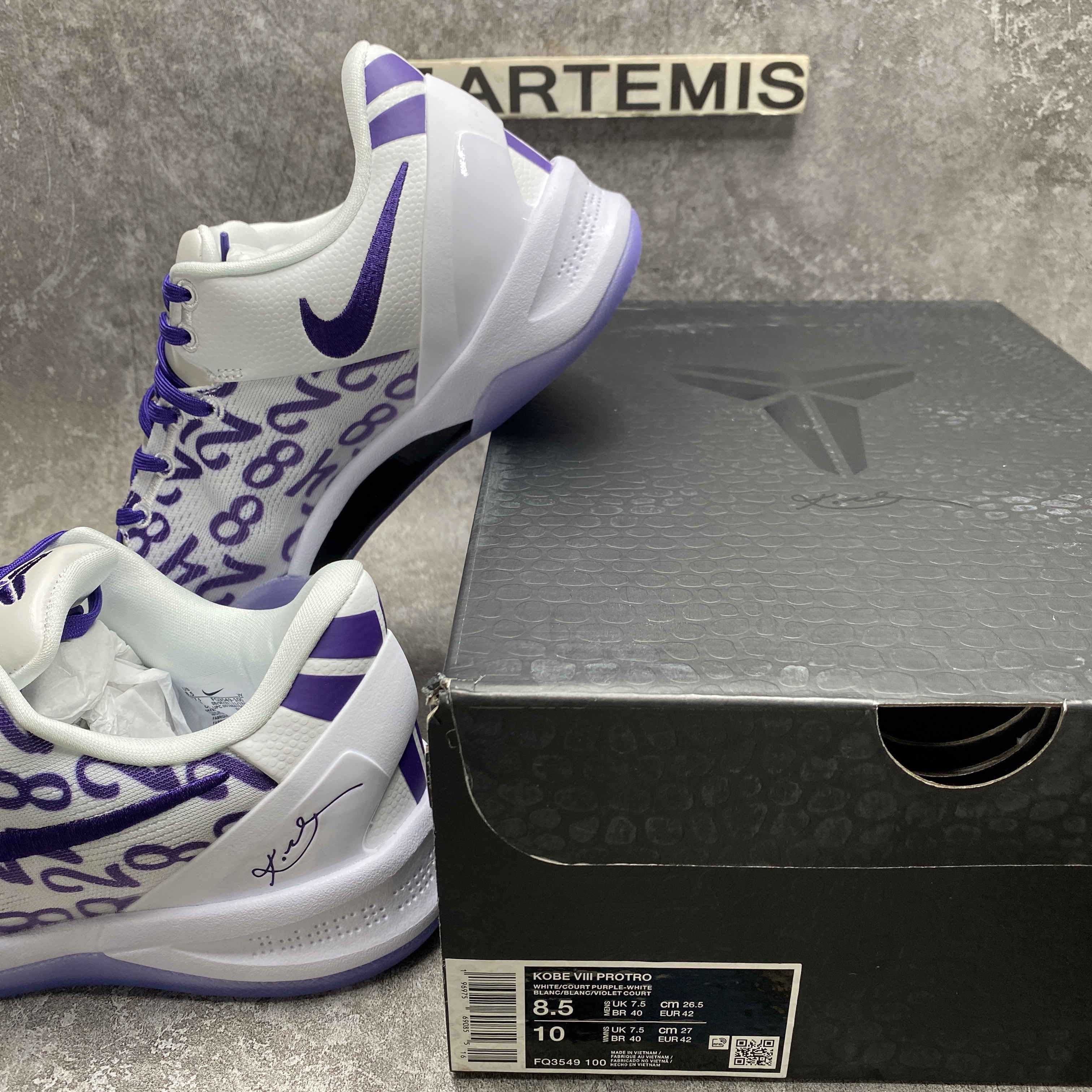 UA Nike Kobe 8 Protro Court Purple