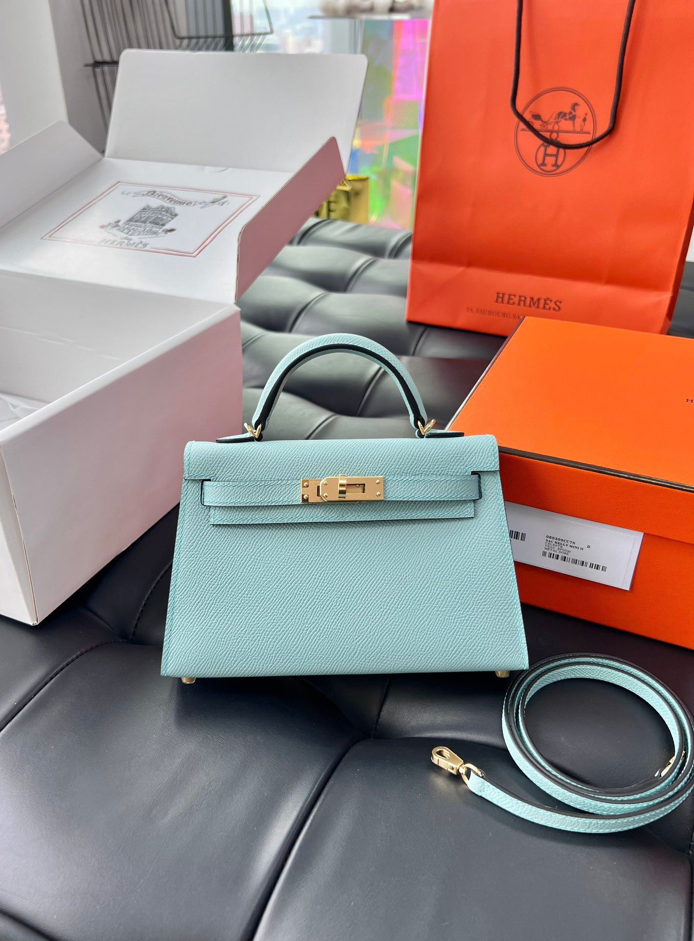 Hermès Mini Kelly 19 19×6×12CM