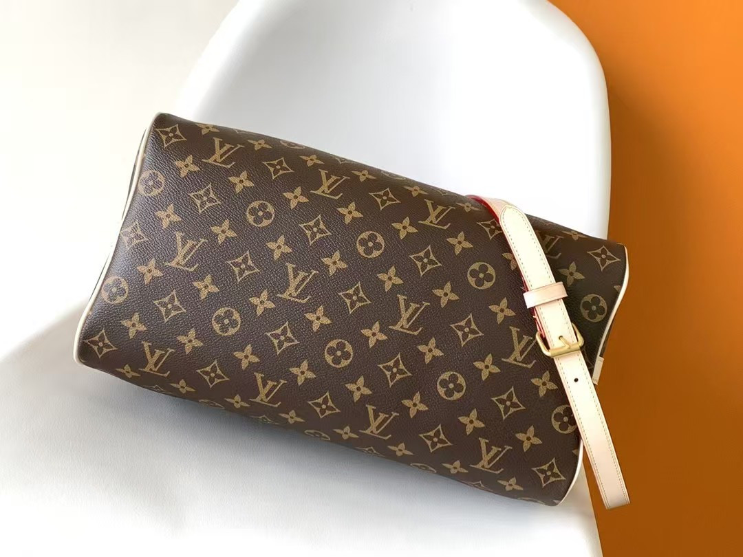 LV Speedy Bandoulière 35 M46981 13.8 x 9.1 x 7.1 inches