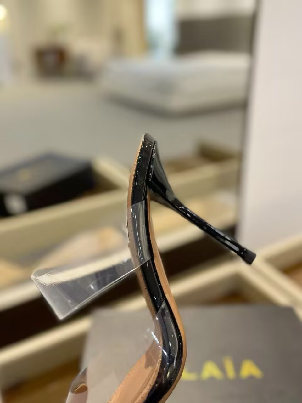 UA ALAÏA Le Coeur Mule Heart-Toe Slingback Pump 10.5cm Heel