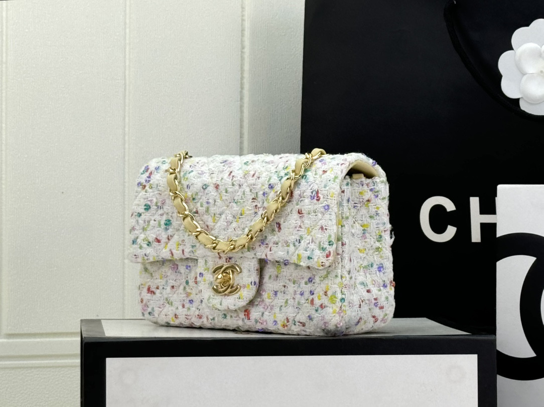 Ch*el mini classic 11.12 handbag 20 12 × 20 × 6 cm