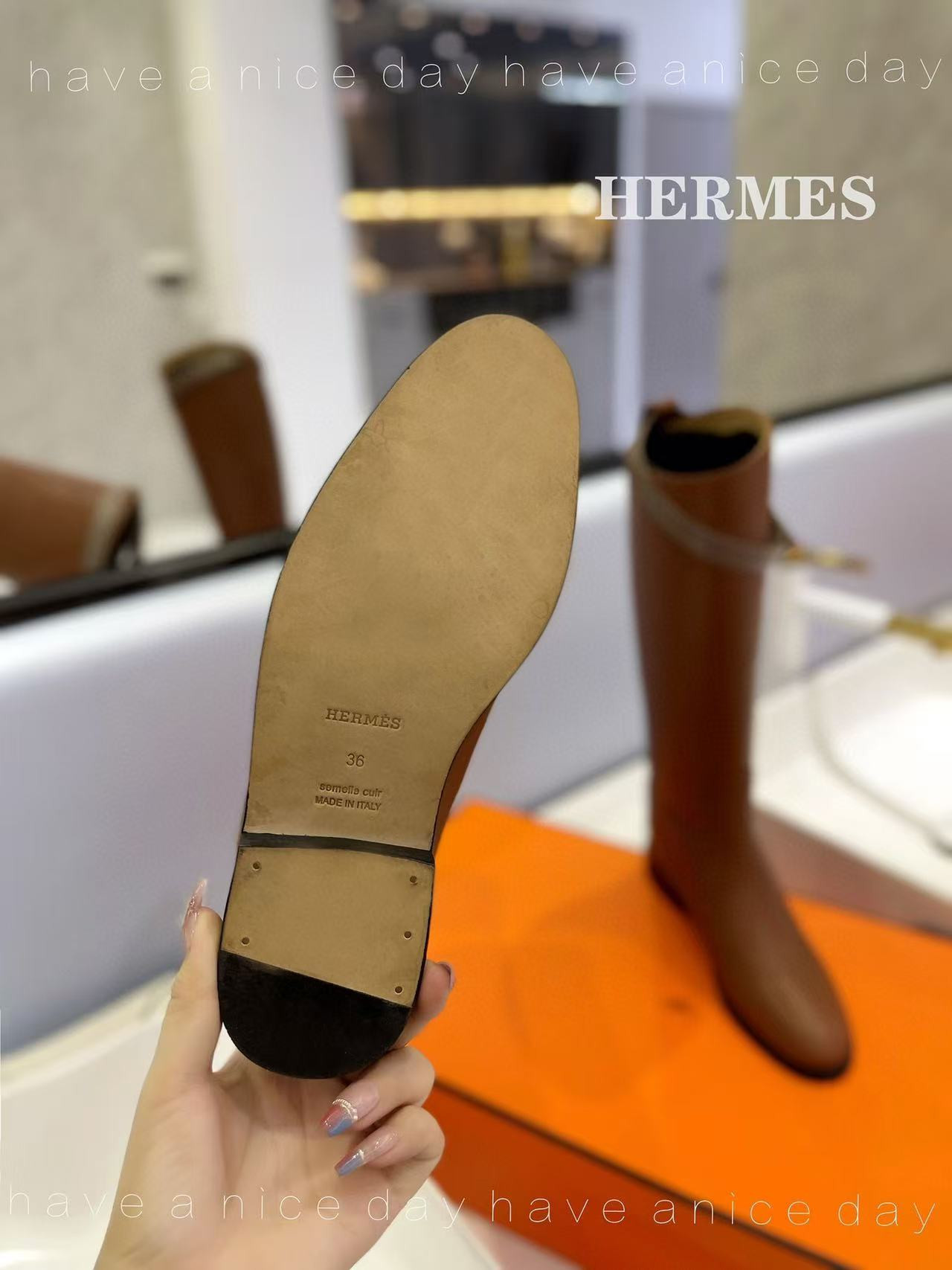 UA Hermès Jumping Boots