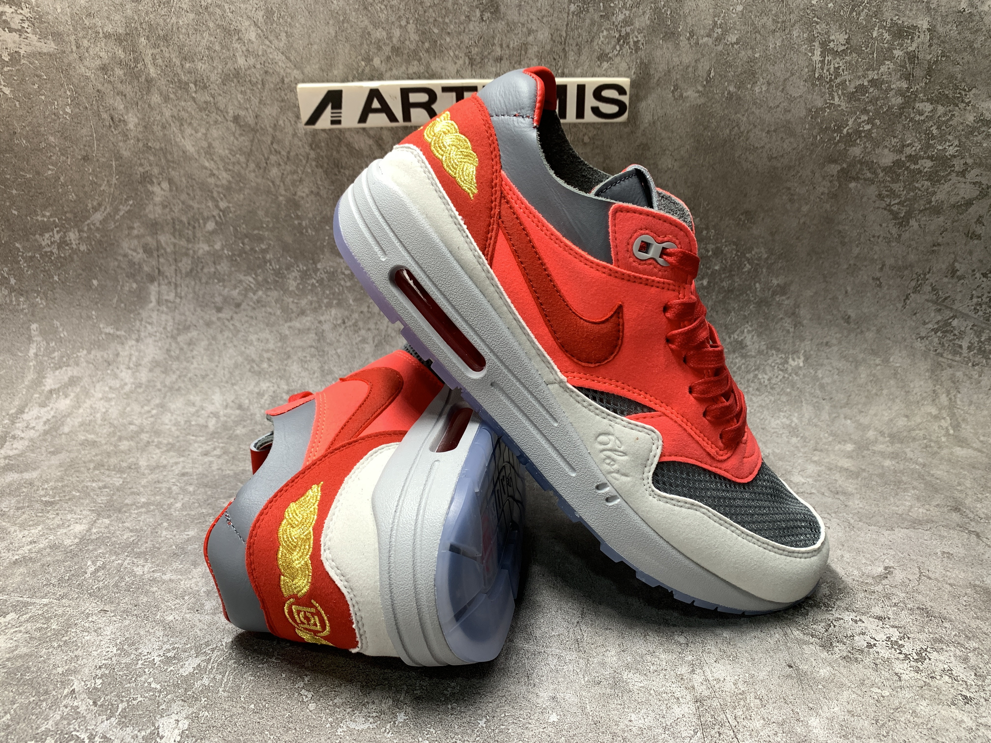 Nike Air Max 1 CLOT Kiss of Death Solar Red