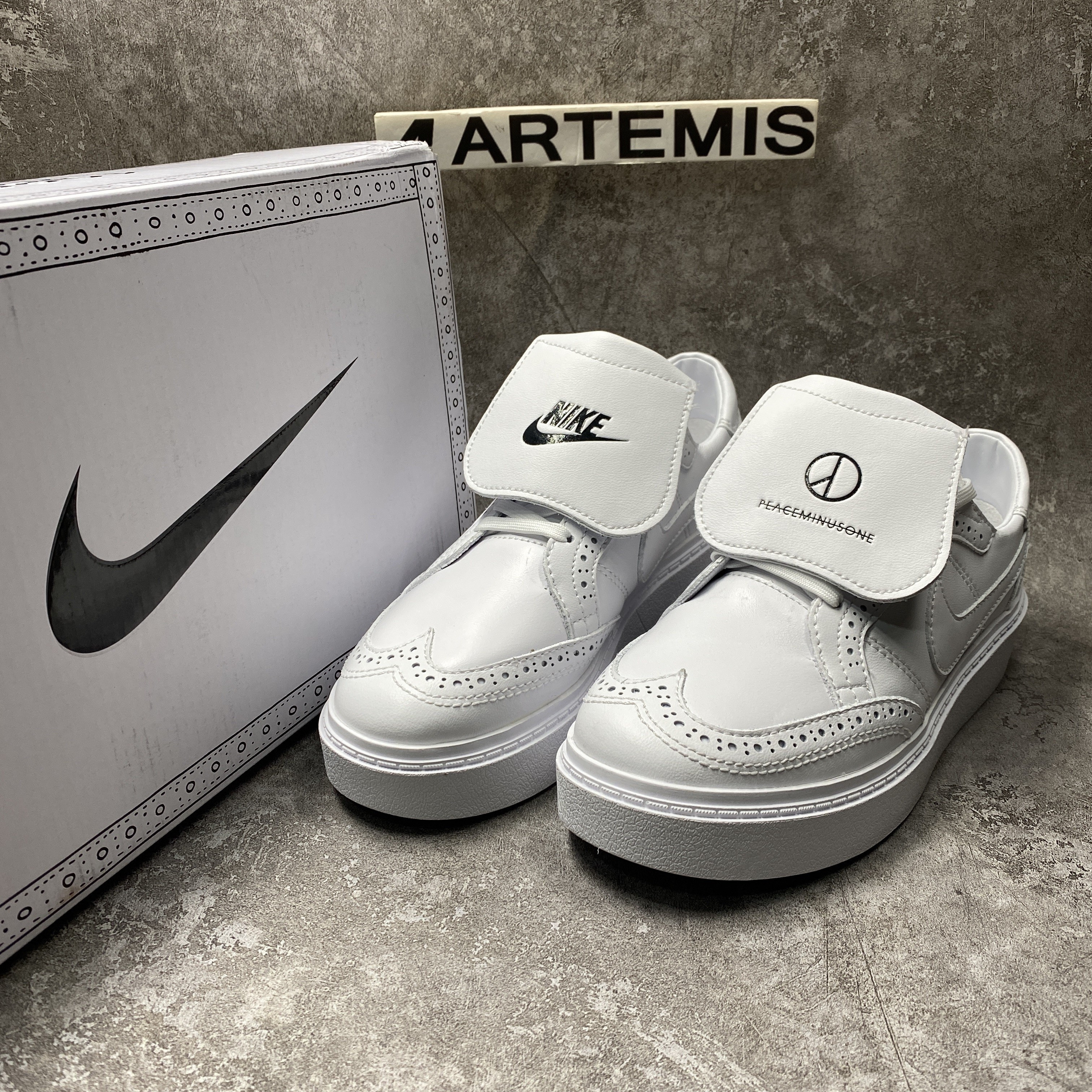 Nike Kwondo 1 G-Dragon Peaceminusone Triple White