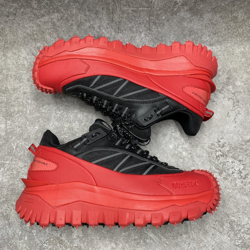 Moncler Trailgrip Gore-Tex Black Red
