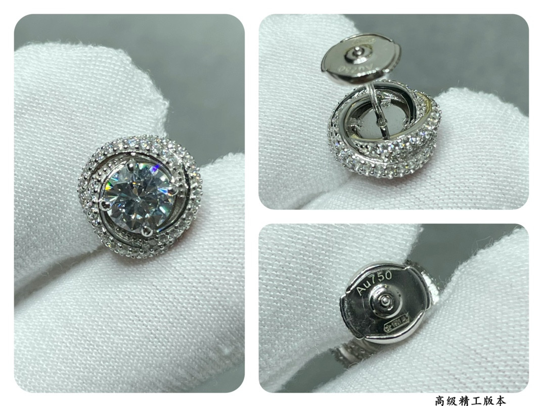 Ca*t*er twist stud earrings