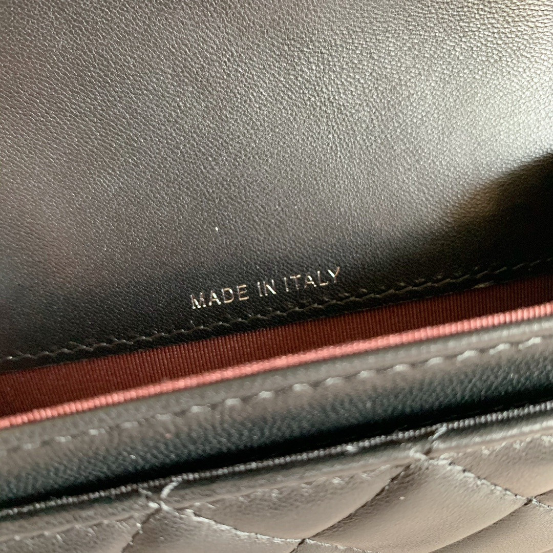 Ch*el cf classic flap coin purse card holder