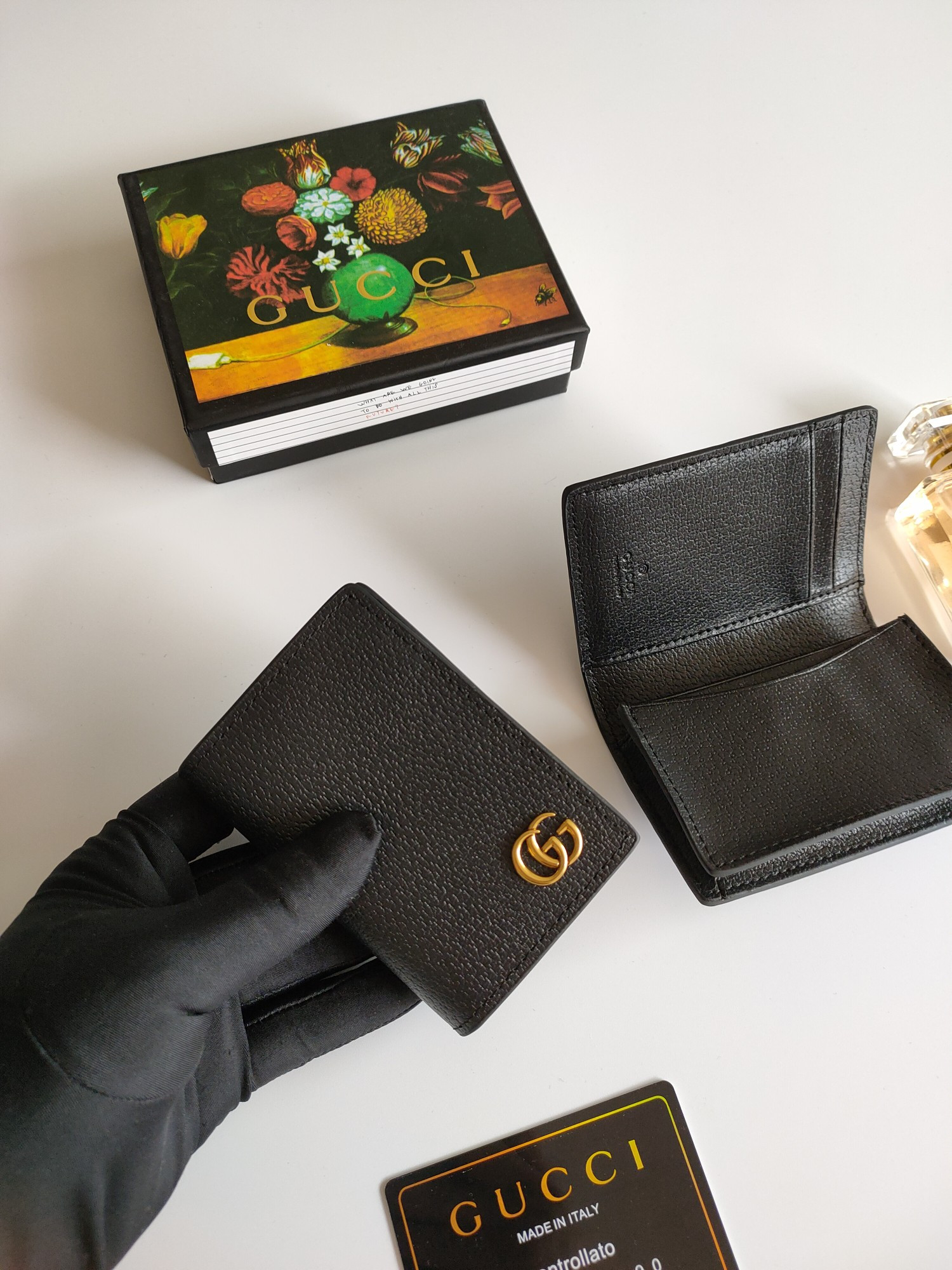 G*u*i gg card case wallet