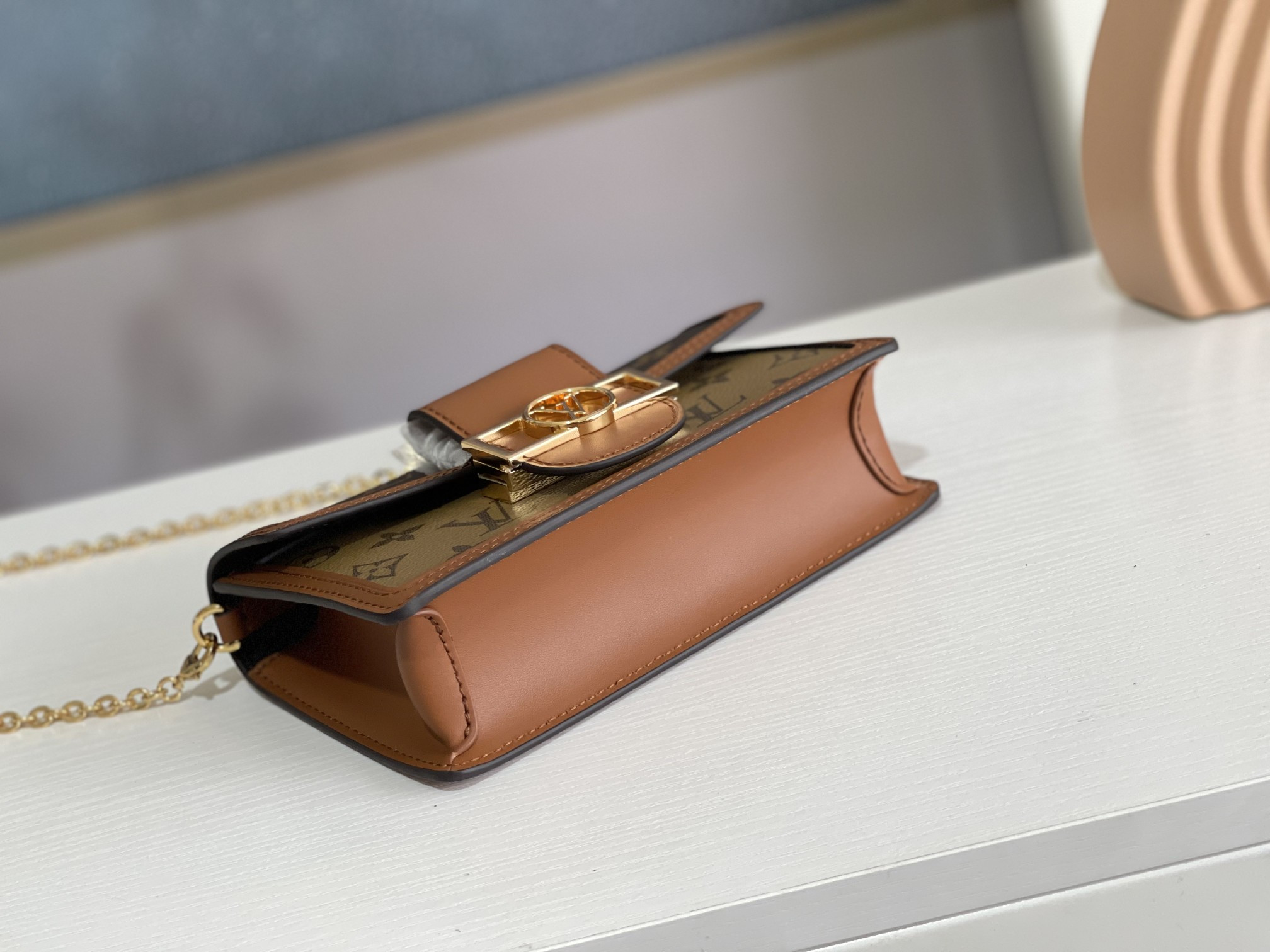 LV M68746 Dauphine Chain Wallet 7.3 x 4.7 x 2 inches