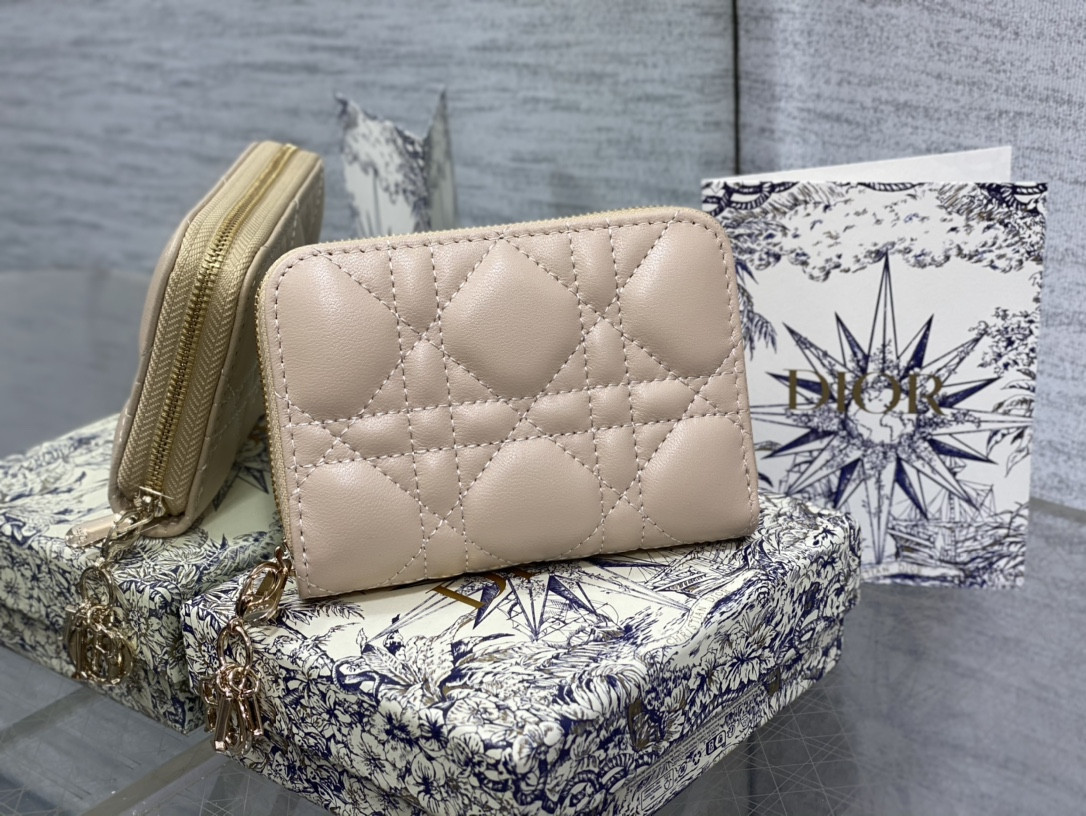 lady D*or voyageur small coin purse card holder