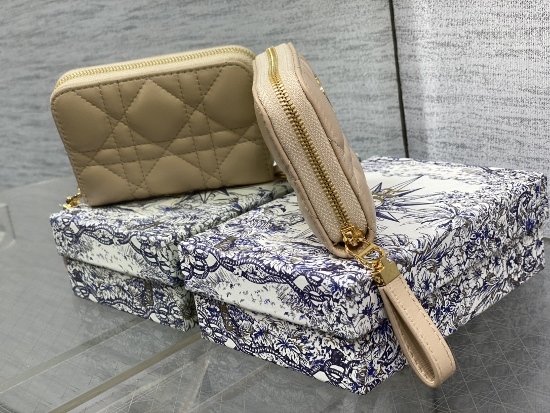 lady D*or voyageur small coin purse card holder