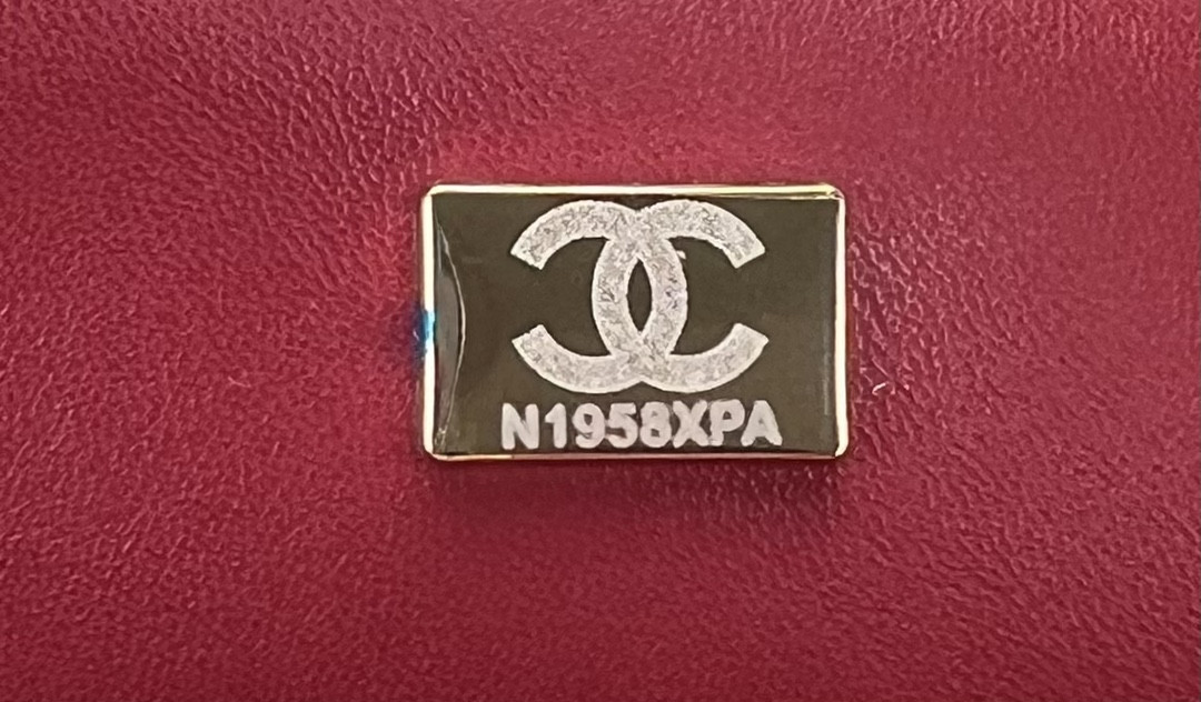 Ch*el classic 11.12 handbag tweed & gold-tone metal 6 × 9.9 × 2.5 in