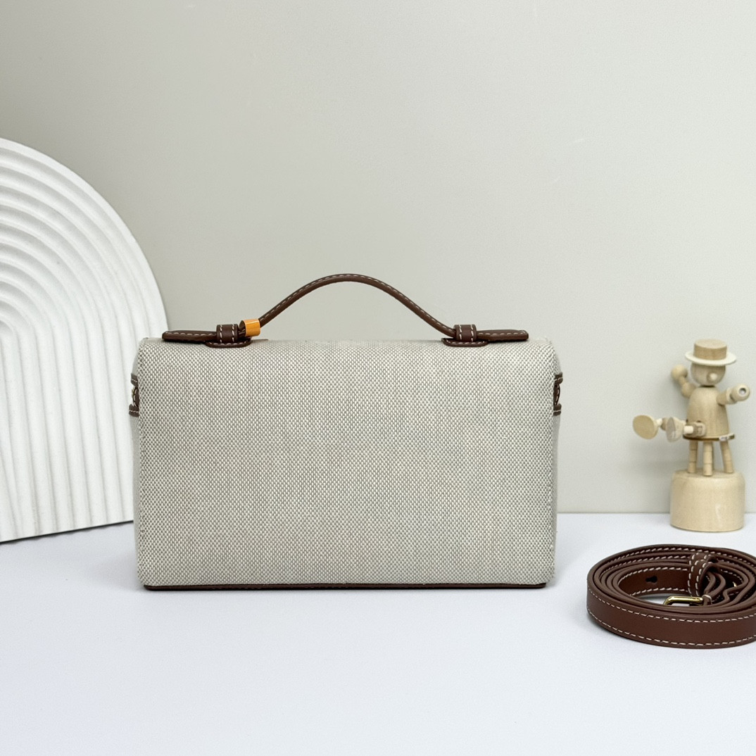 L**o p*ana extra pocket l19 cotton, linen 11 x 19 x 6.5 cm