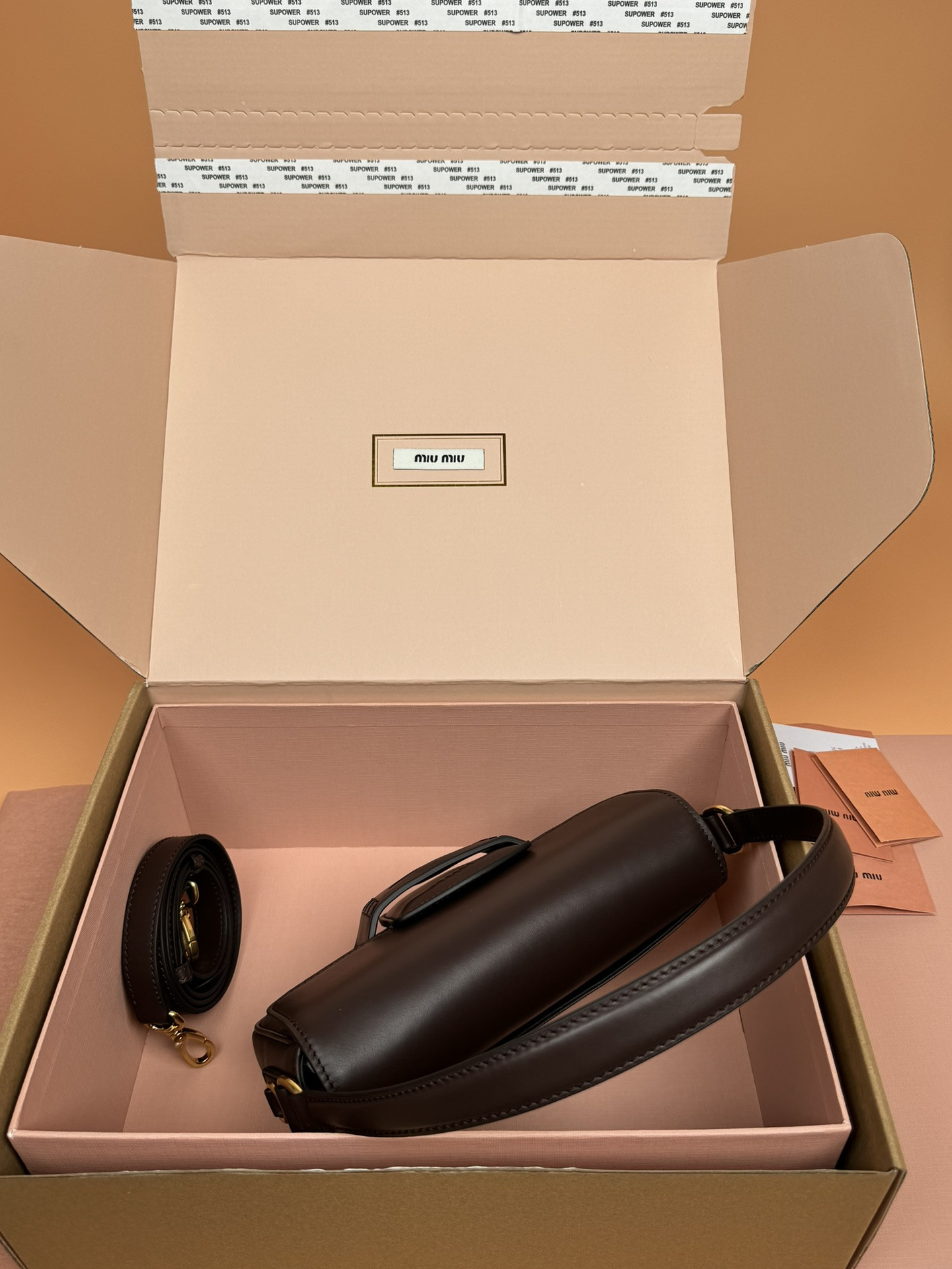 Miu Miu Penny Leather Bag 23×13.5×5cm