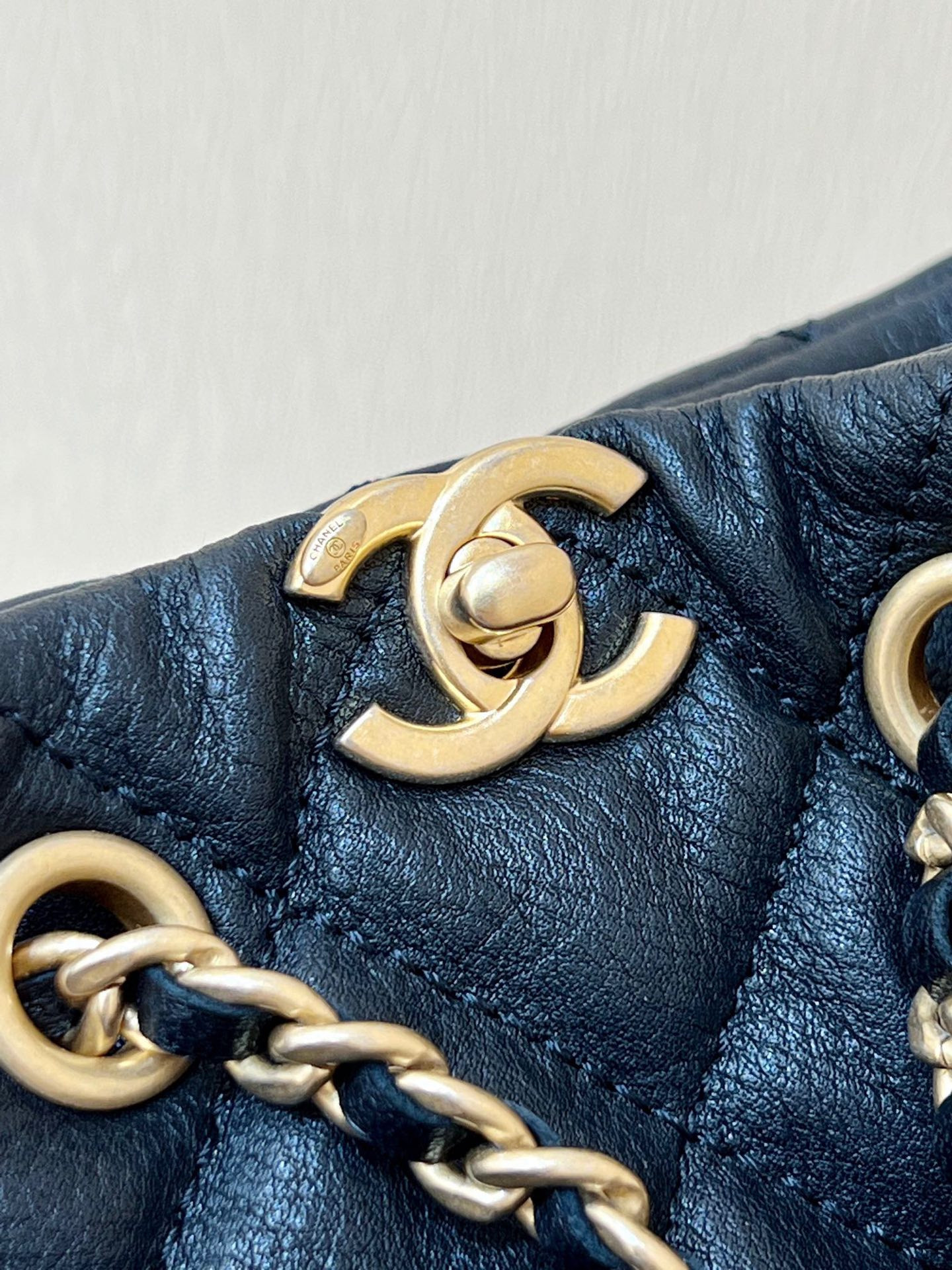 Ch*el backpack 16.5x17x12cm