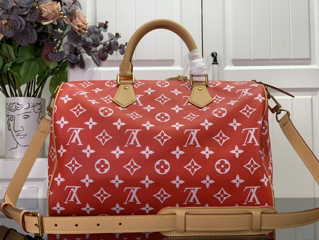 LV Speedy P9 Bandoulière 40 Red M24420 40 x 26 x23cm