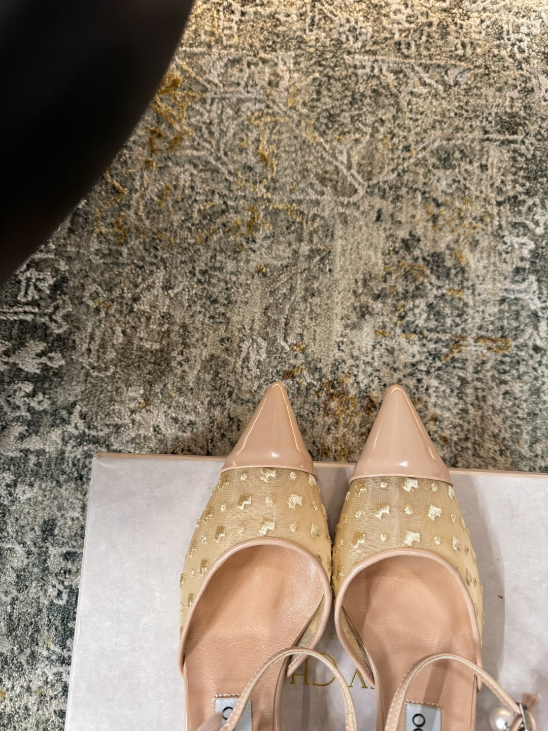 ua Ji*y Ch* aren slingbacks 4.5cm