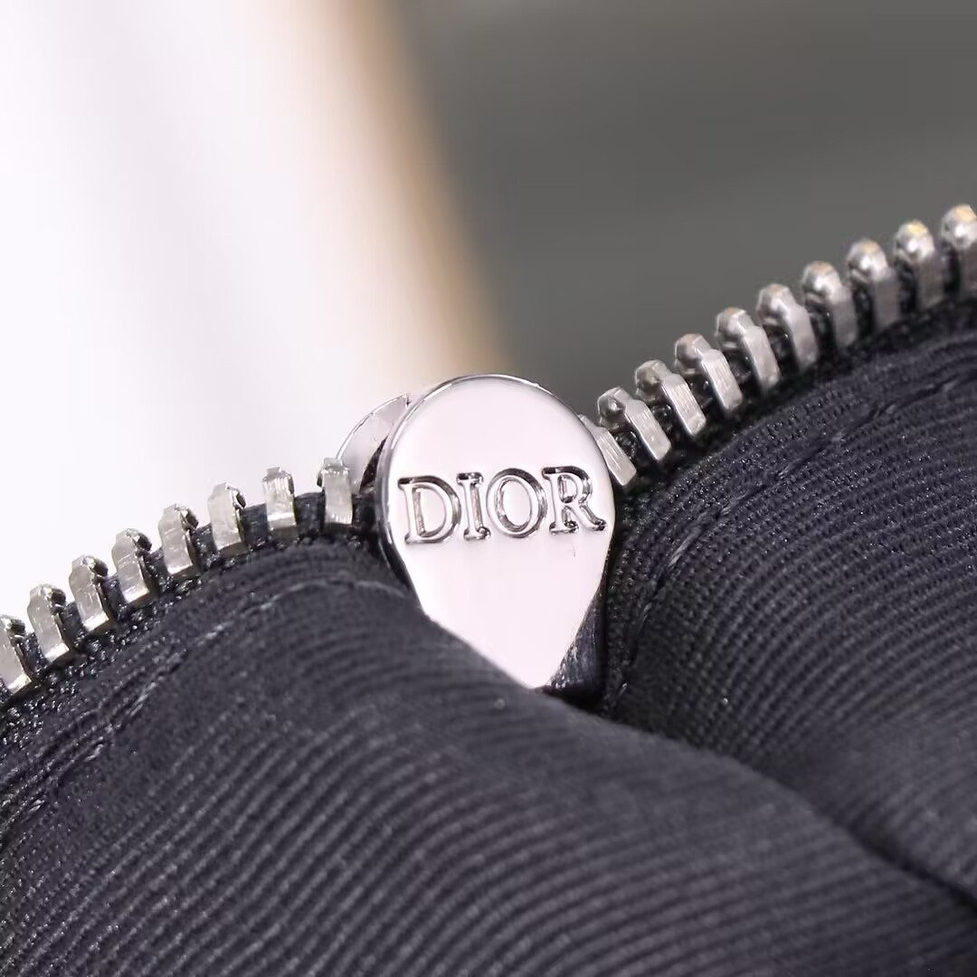 Dior A5 Pouch Black Dior Oblique Jacquard 26.5x17.5cm