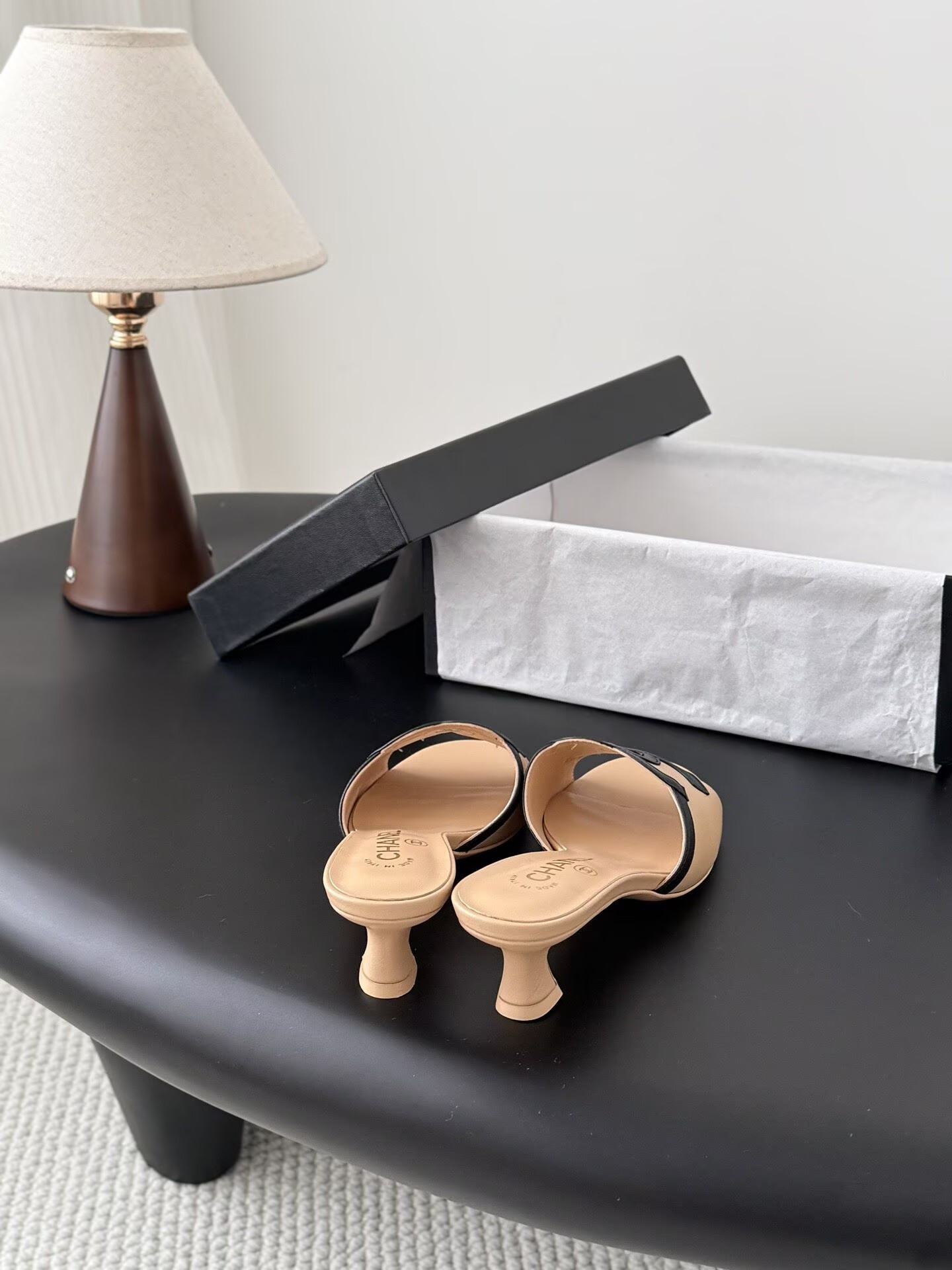 UA Chanel Sandals 4.5cm Heel