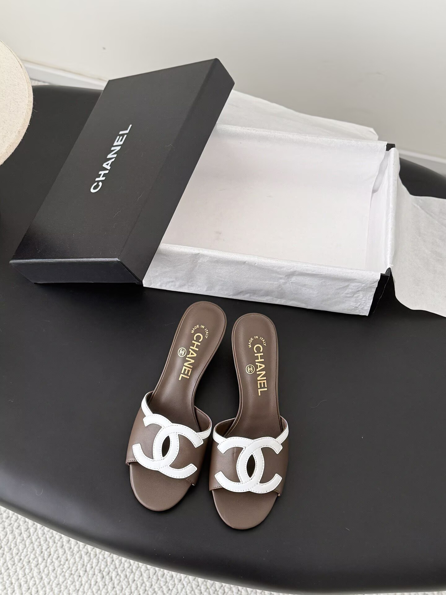 UA Chanel Sandals 4.5cm Heel