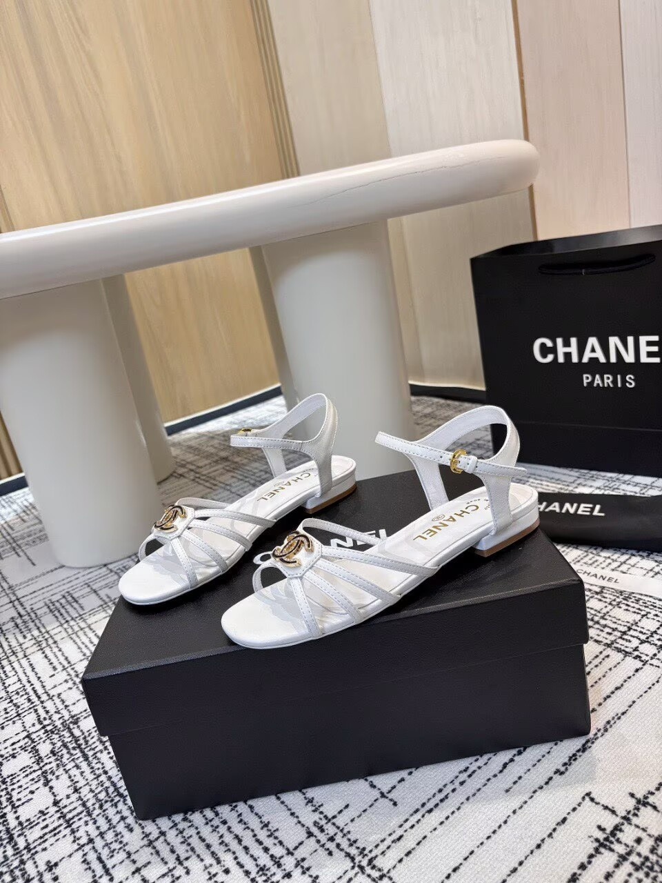 UA Chanel Sandals