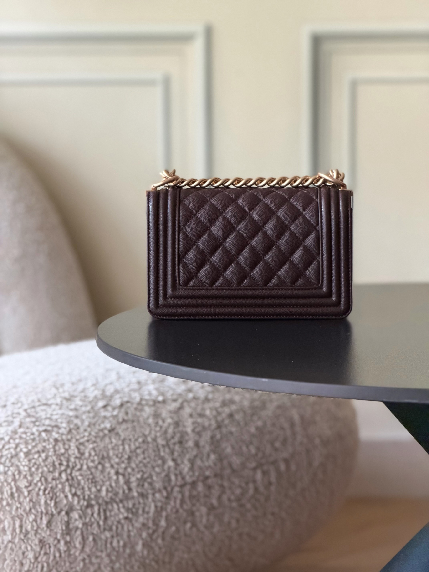 Chanel Boy Handbag 12x20x7cm
