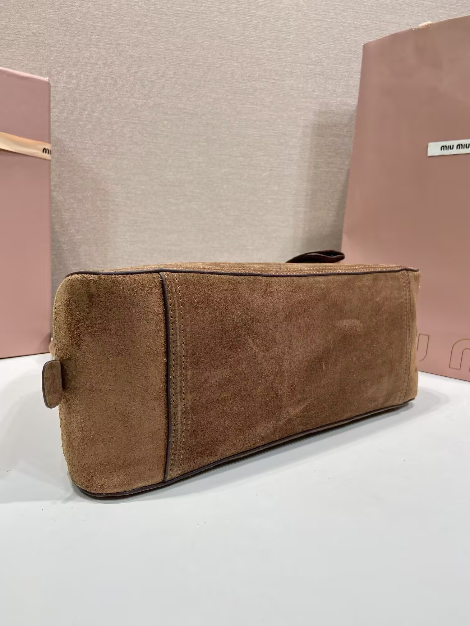Miu Miu Vivant Suede Bag 32x19.5x11cm