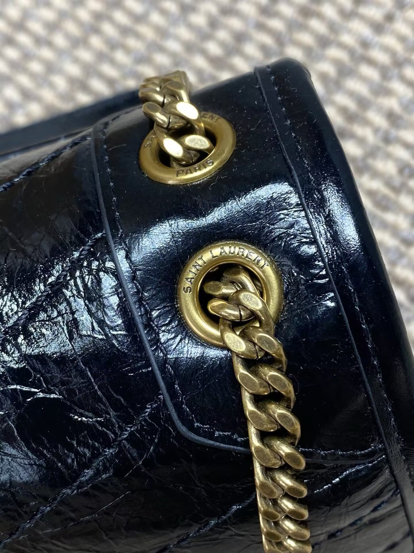 YSL Niki Handbags 22x16.5x12cm