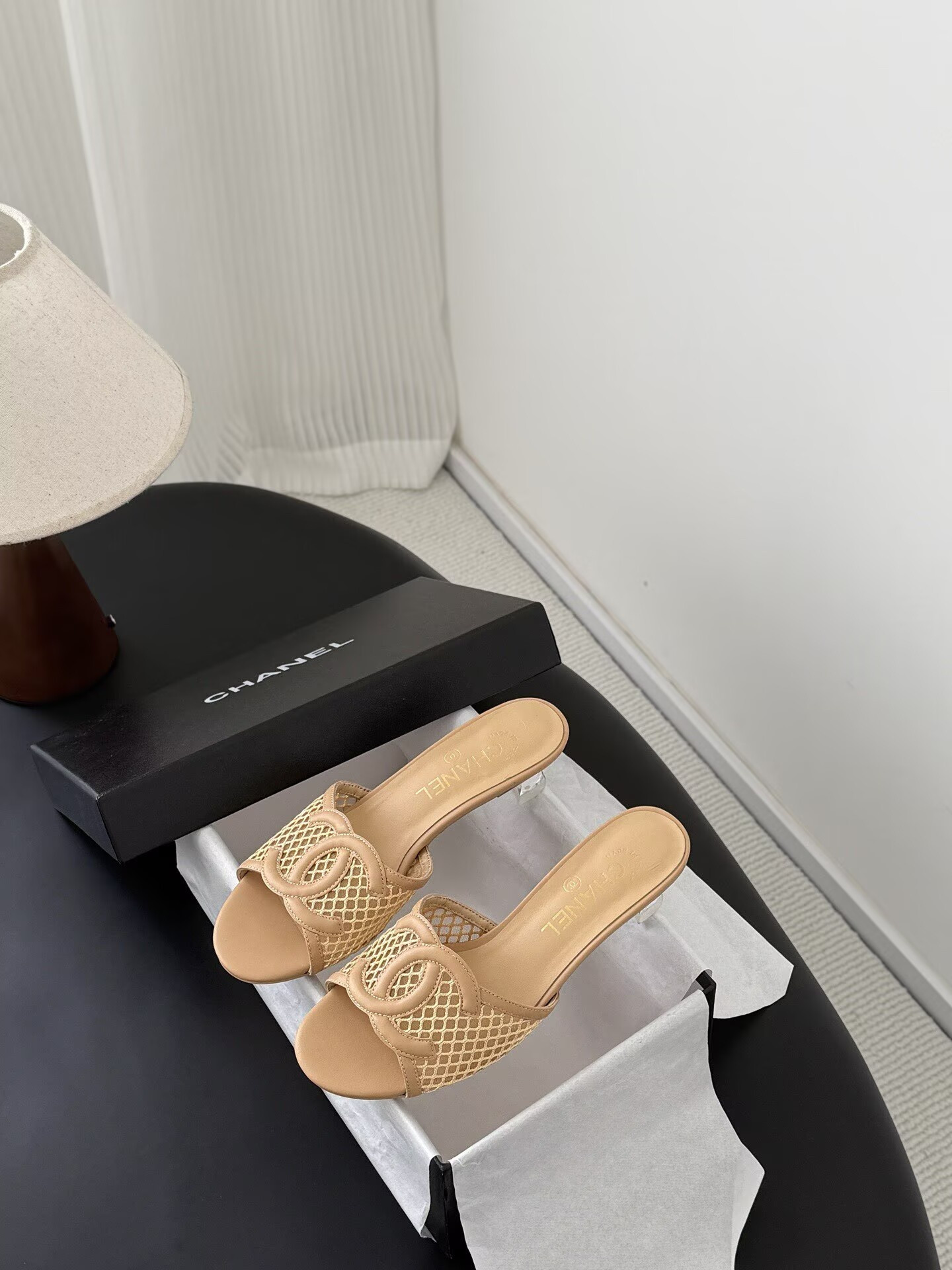 UA Chanel Sandals 4.5cm Heel