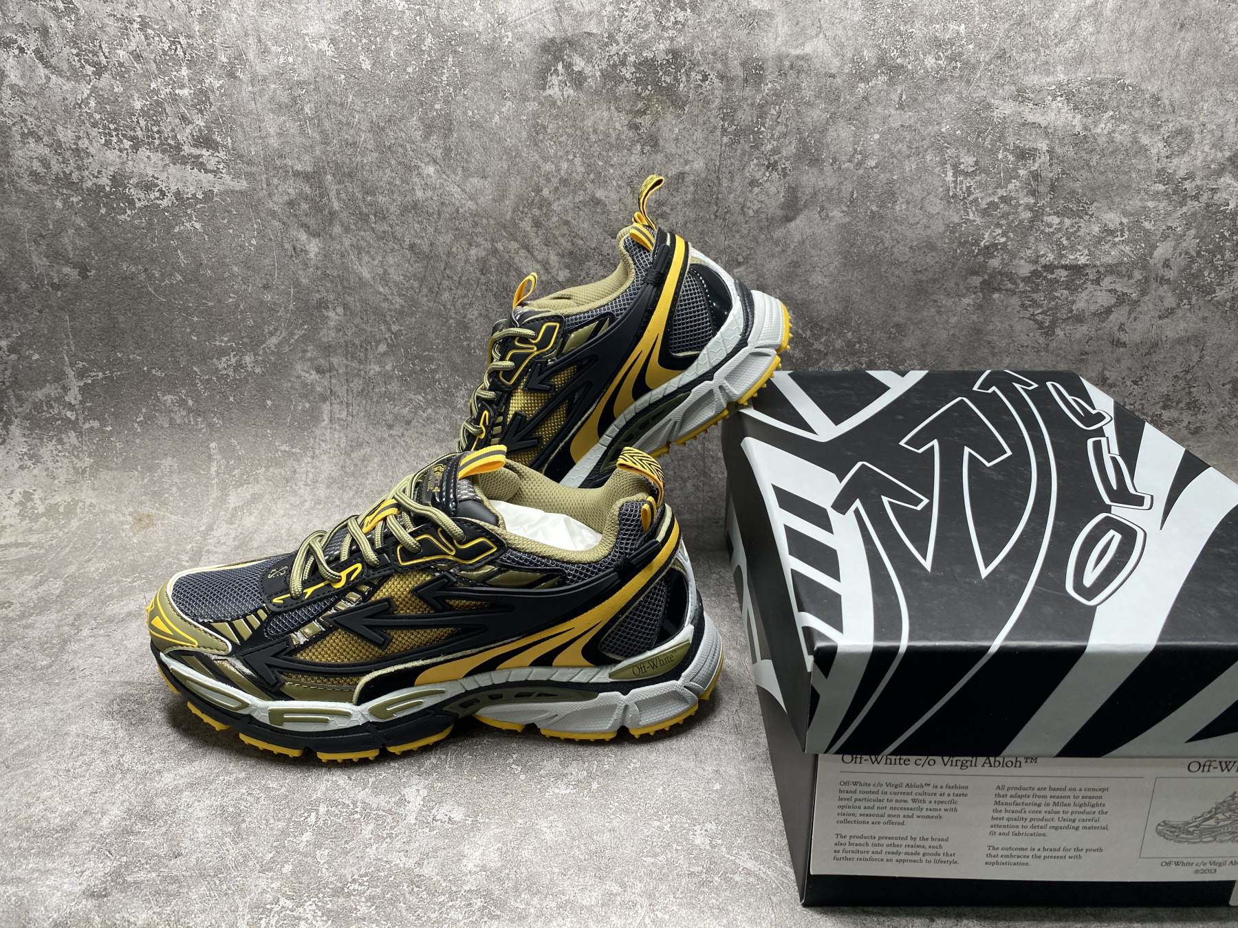 UA Off-White "BE RIGHT BACK"