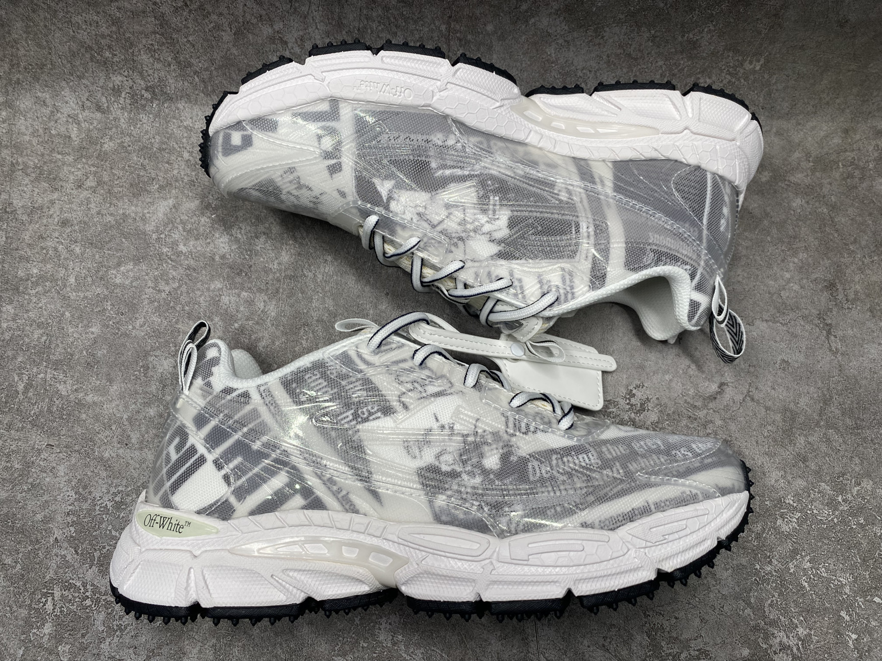UA Off-White "BE RIGHT BACK"