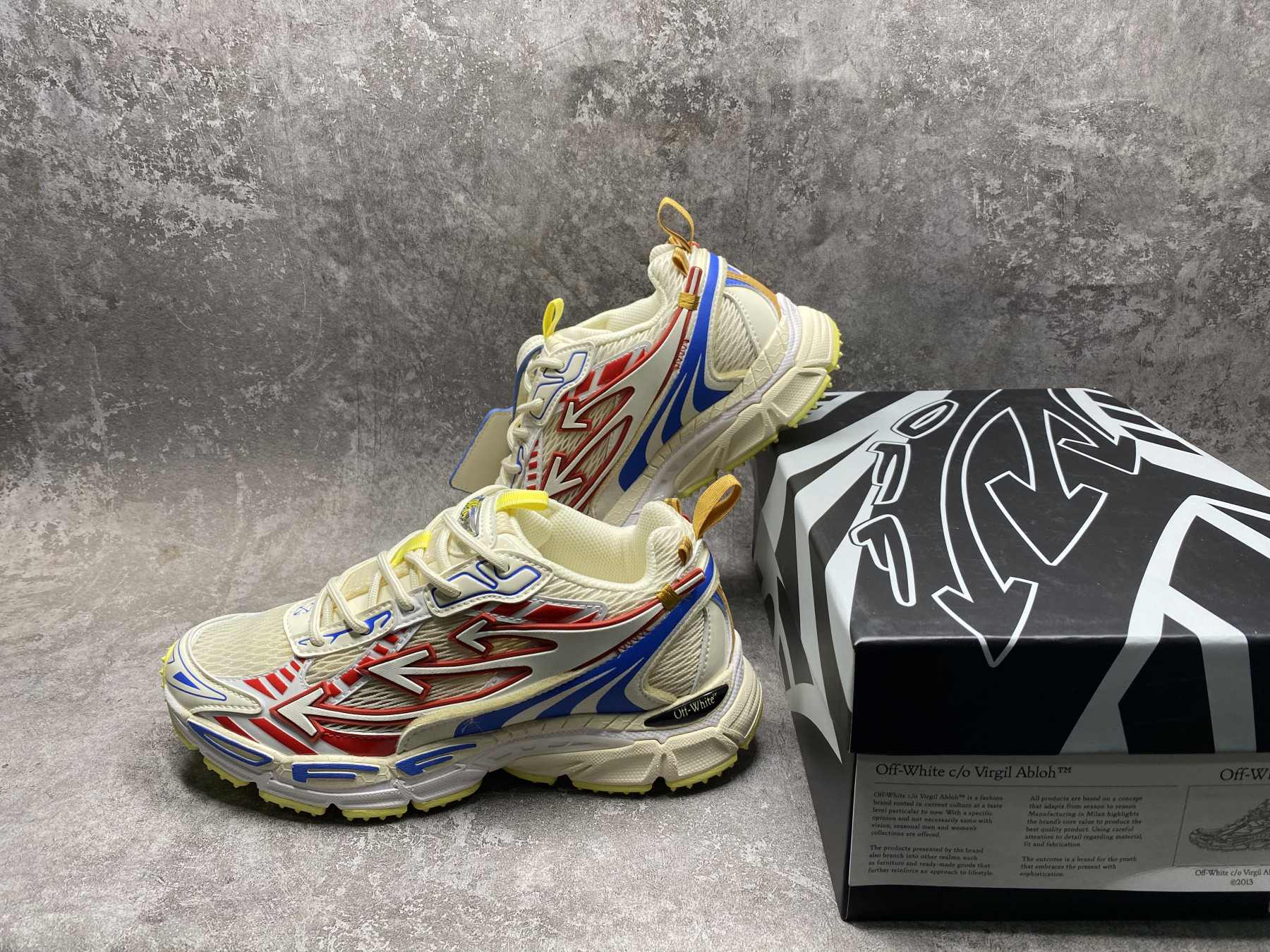 UA Off-White "BE RIGHT BACK"