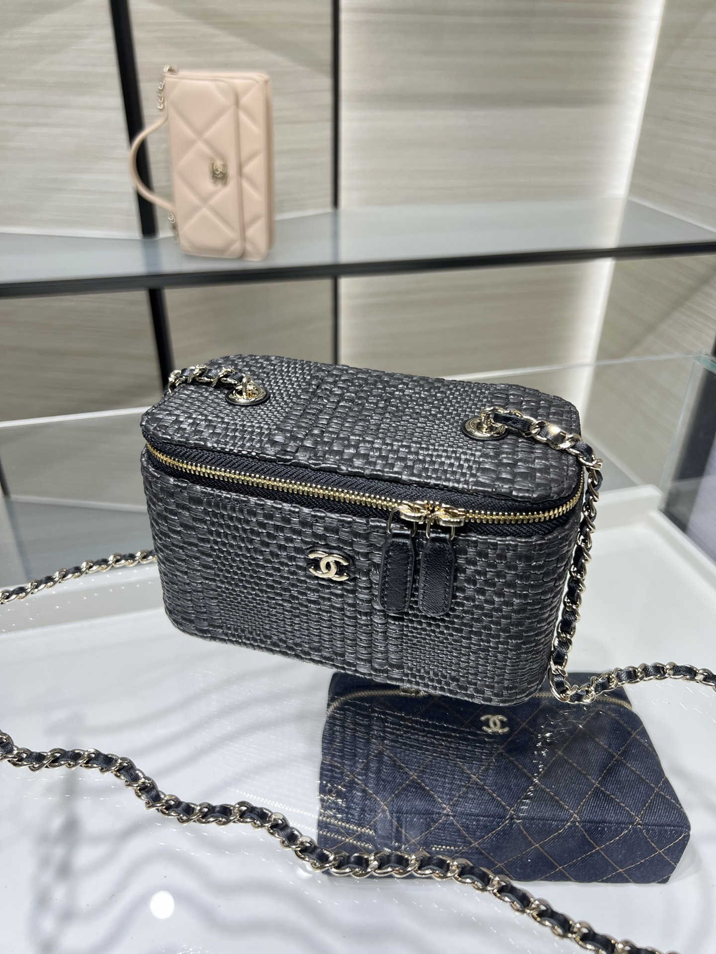 Chanel Classic Long Vanity with Chain AP1341 9.5x17x8cm