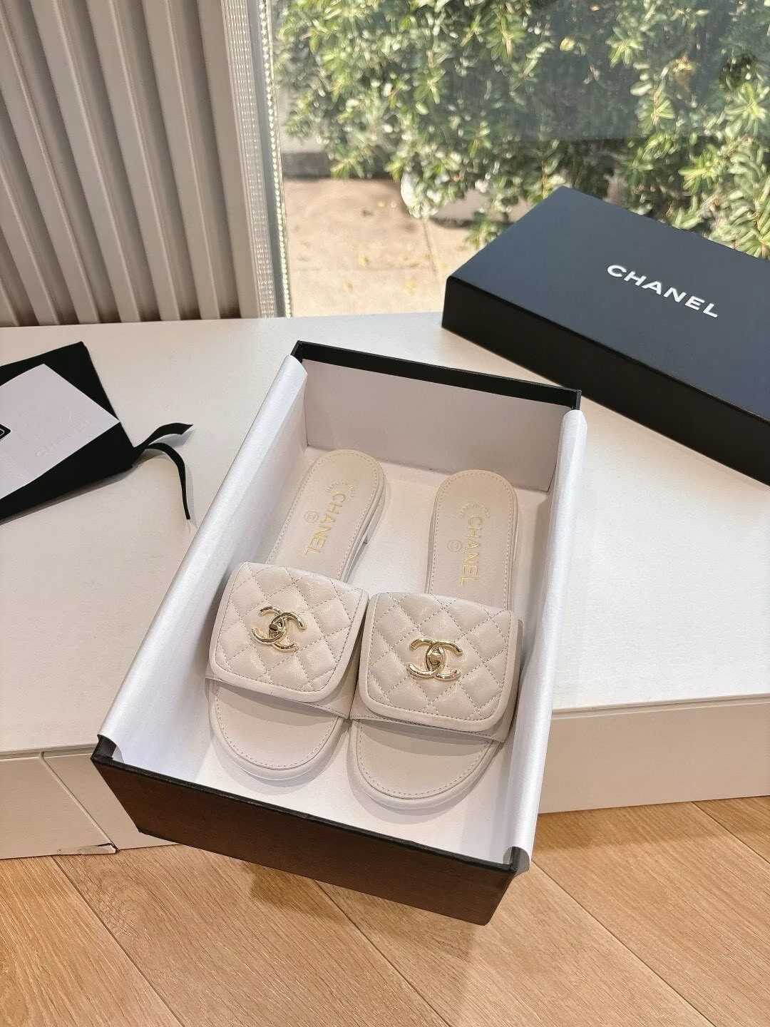 UA Chanel Slippers