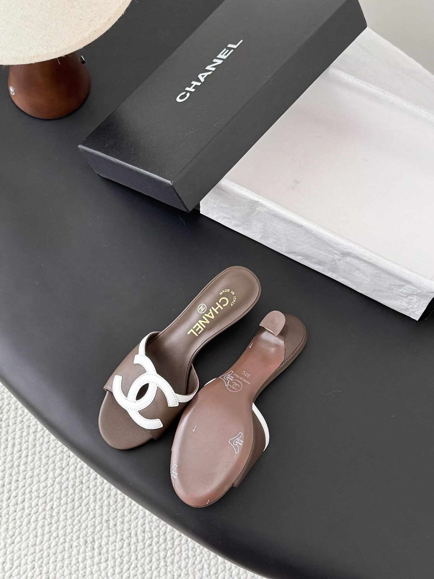 UA Chanel Sandals 4.5cm Heel