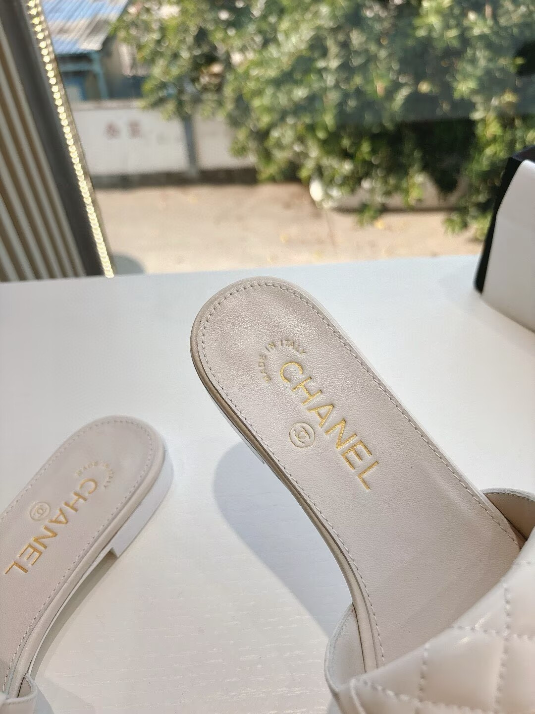 UA Chanel Slippers
