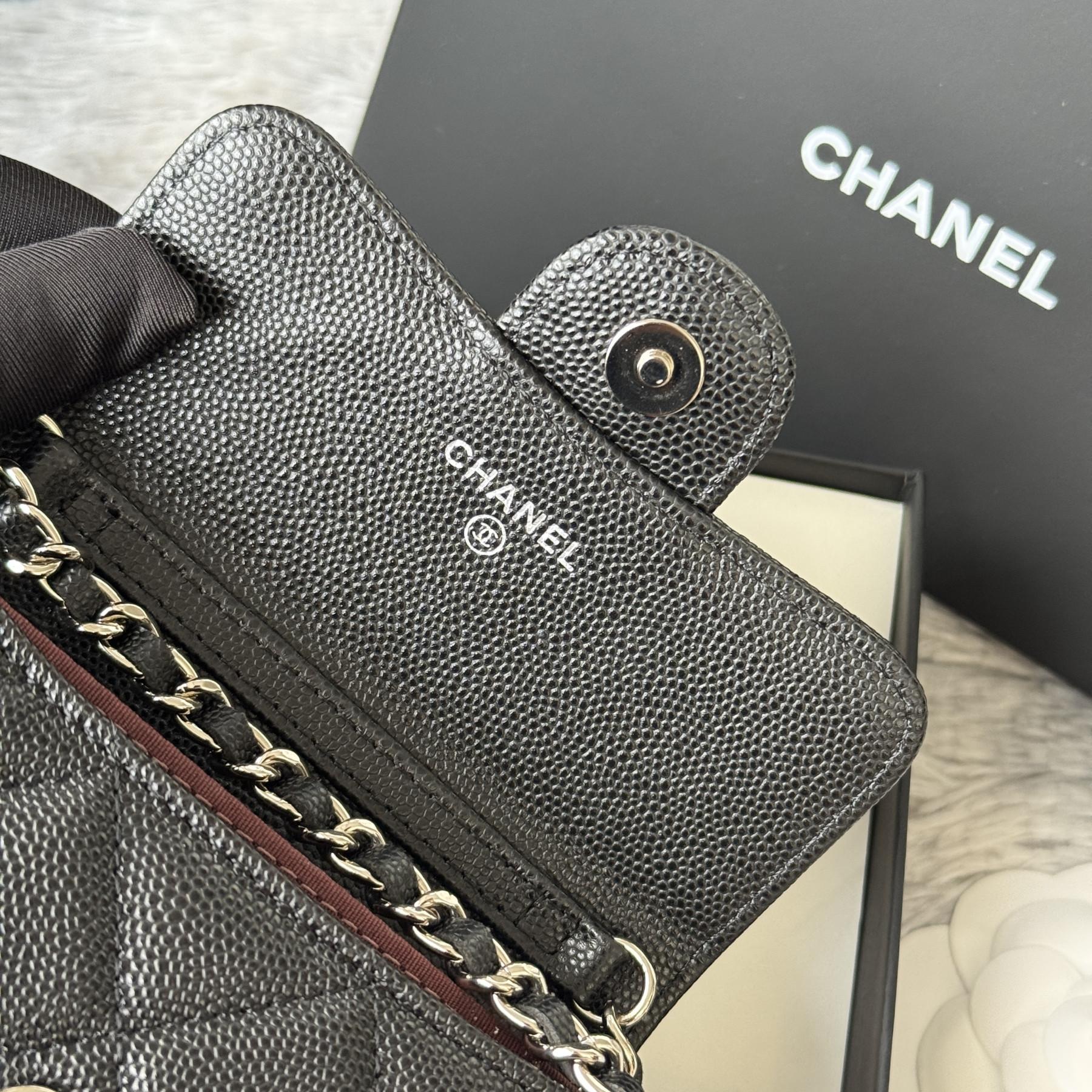 Chanel Wallet on Chain 8.5x12.5x2.5cm