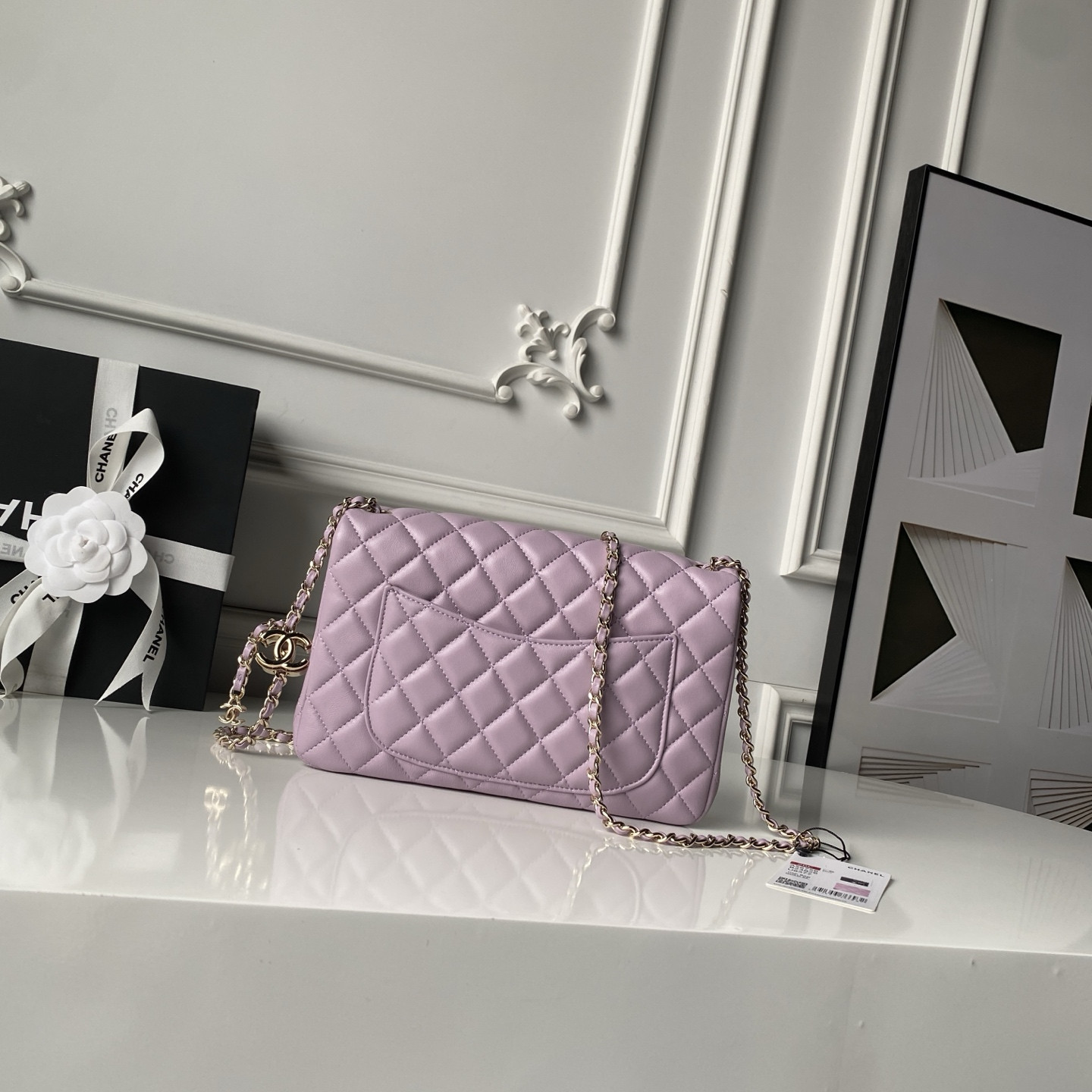 Chanel Classic Flap Handbag CF AS5756 14.5x23.5x7cm