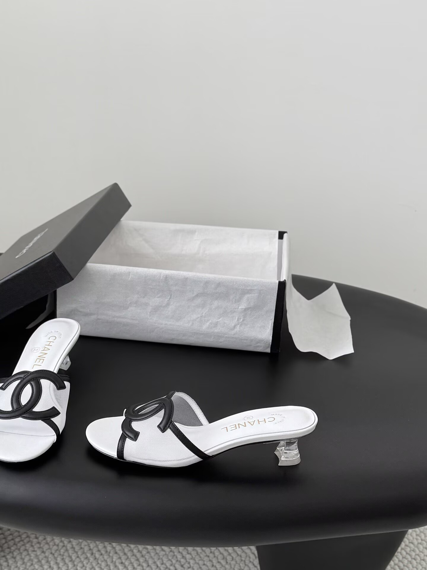 UA Chanel Sandals 4.5cm Heel