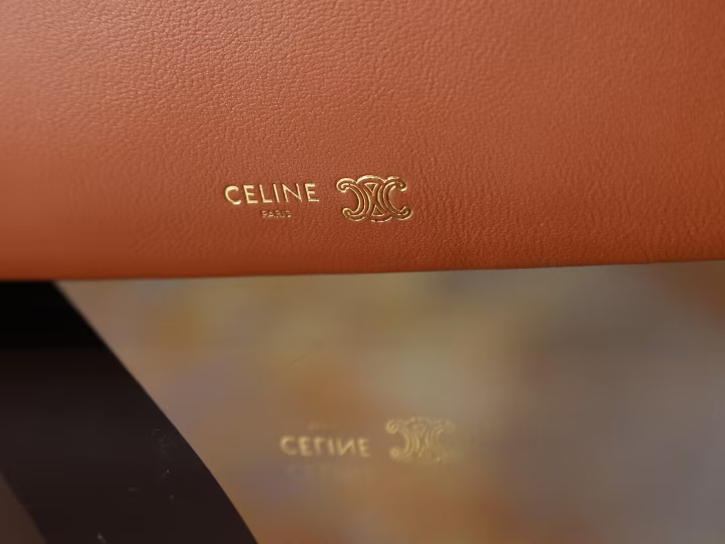 Celine TRIO FLAP IN Smooth Lambskin 22.5x13x3.5cm