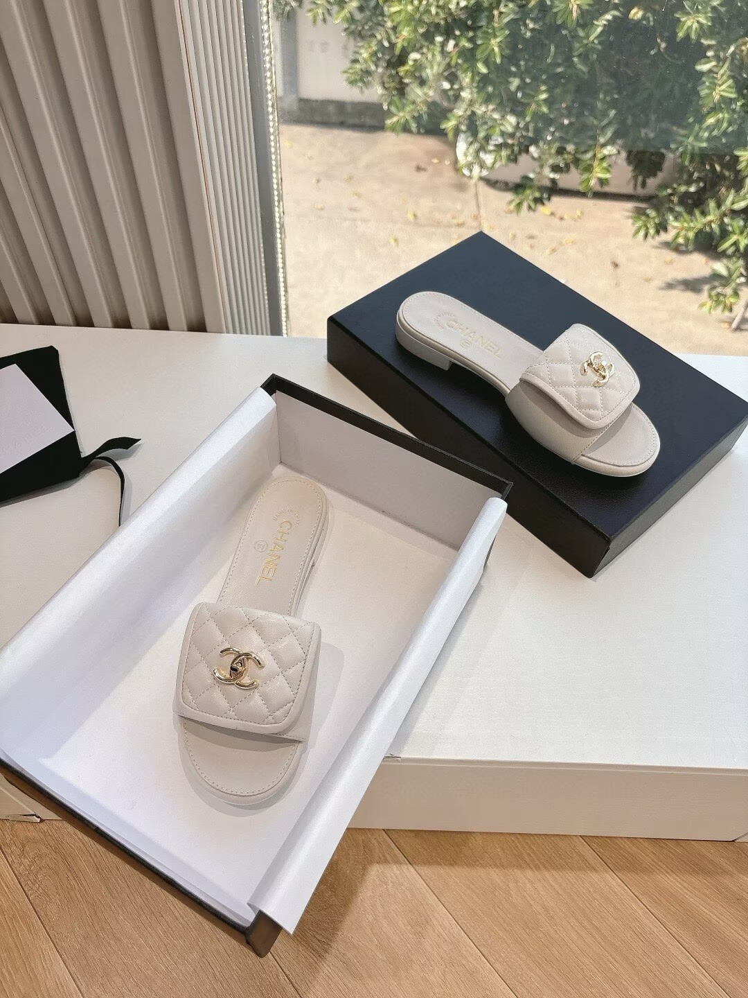 UA Chanel Slippers