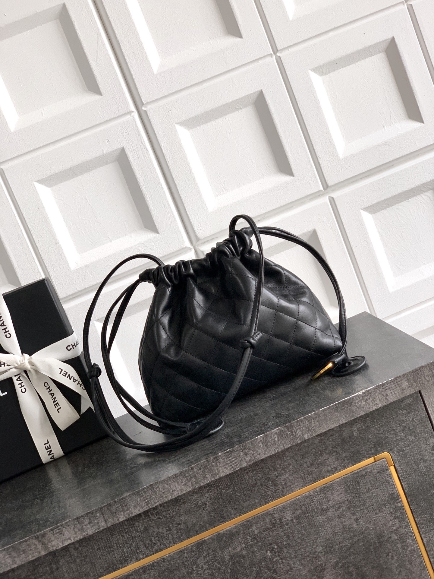 Chanel Clutch with Leather Strap AP5227 17x22x8cm
