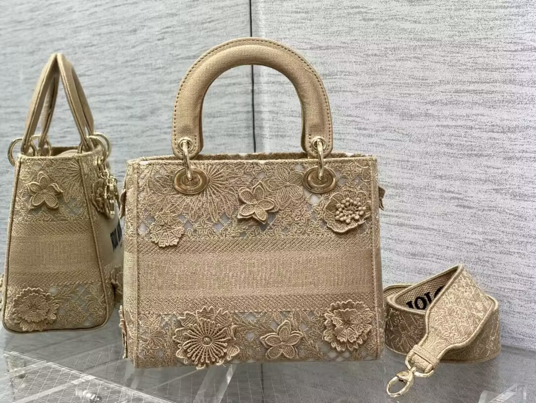 Dior Medium Lady D-Lite Bag 24x20x11cm