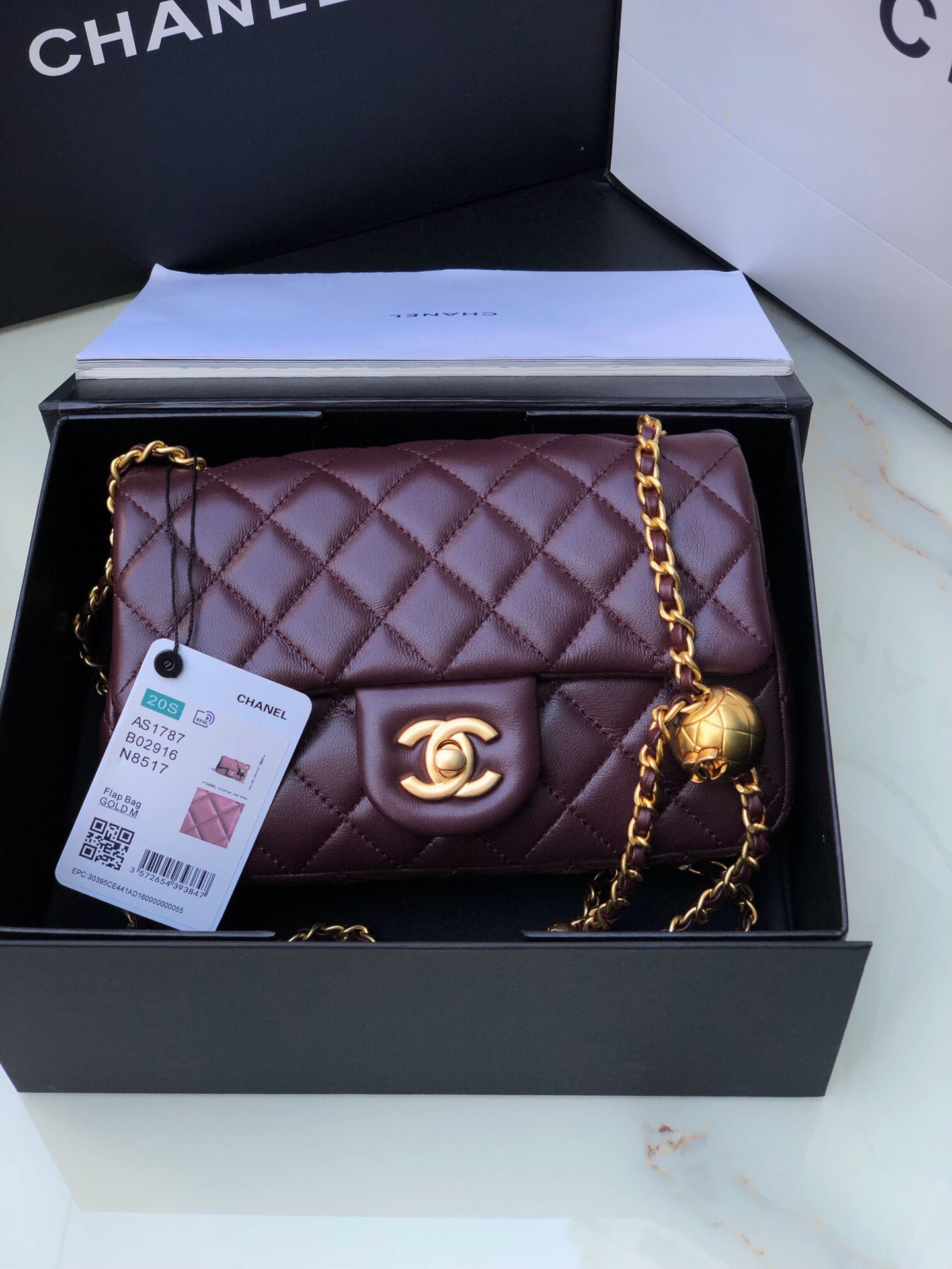 Chanel Flap Bag AS1787 20x13x6.5cm