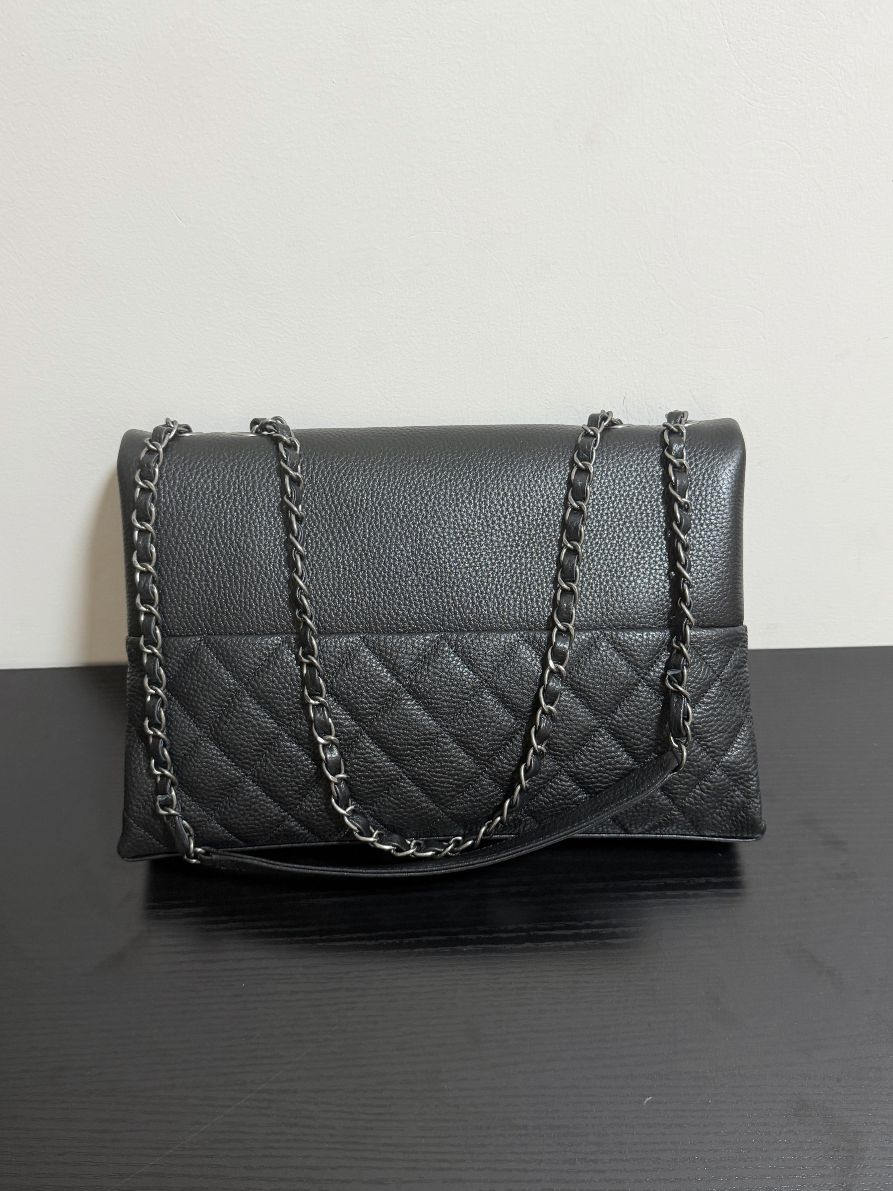 Chanel Hampton Flap Handbag AS7095 32x19x7.5cm