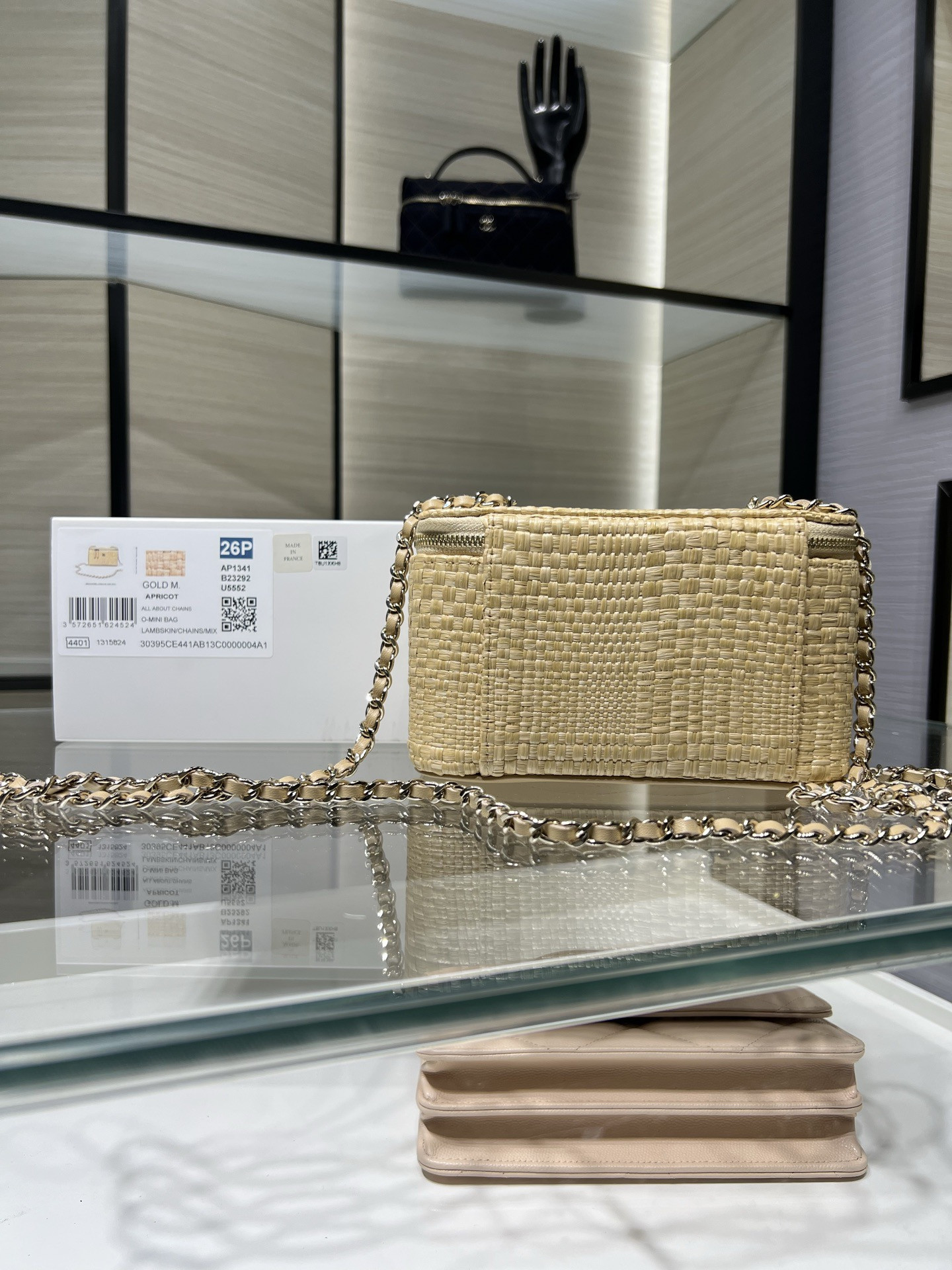 Chanel Classic Long Vanity with Chain AP1341 9.5x17x8cm