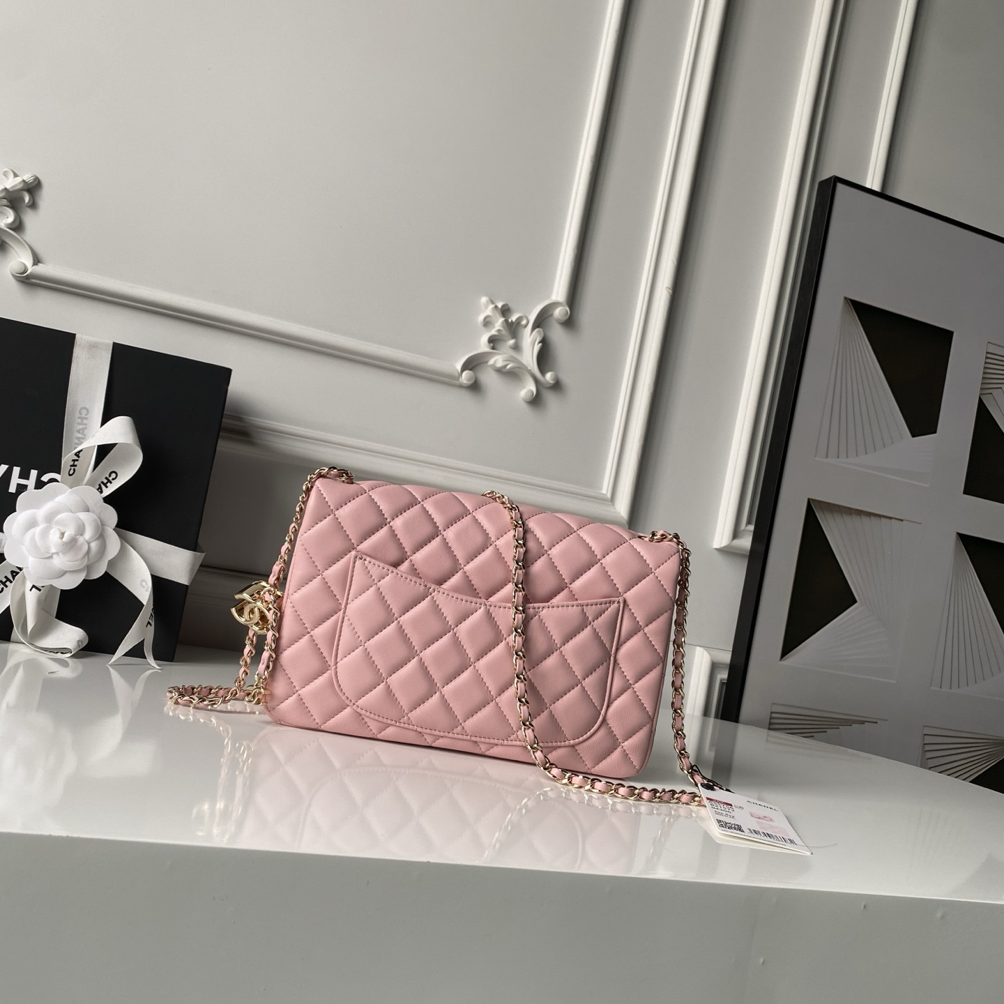 Chanel Classic Flap Handbag CF AS5756 14.5x23.5x7cm