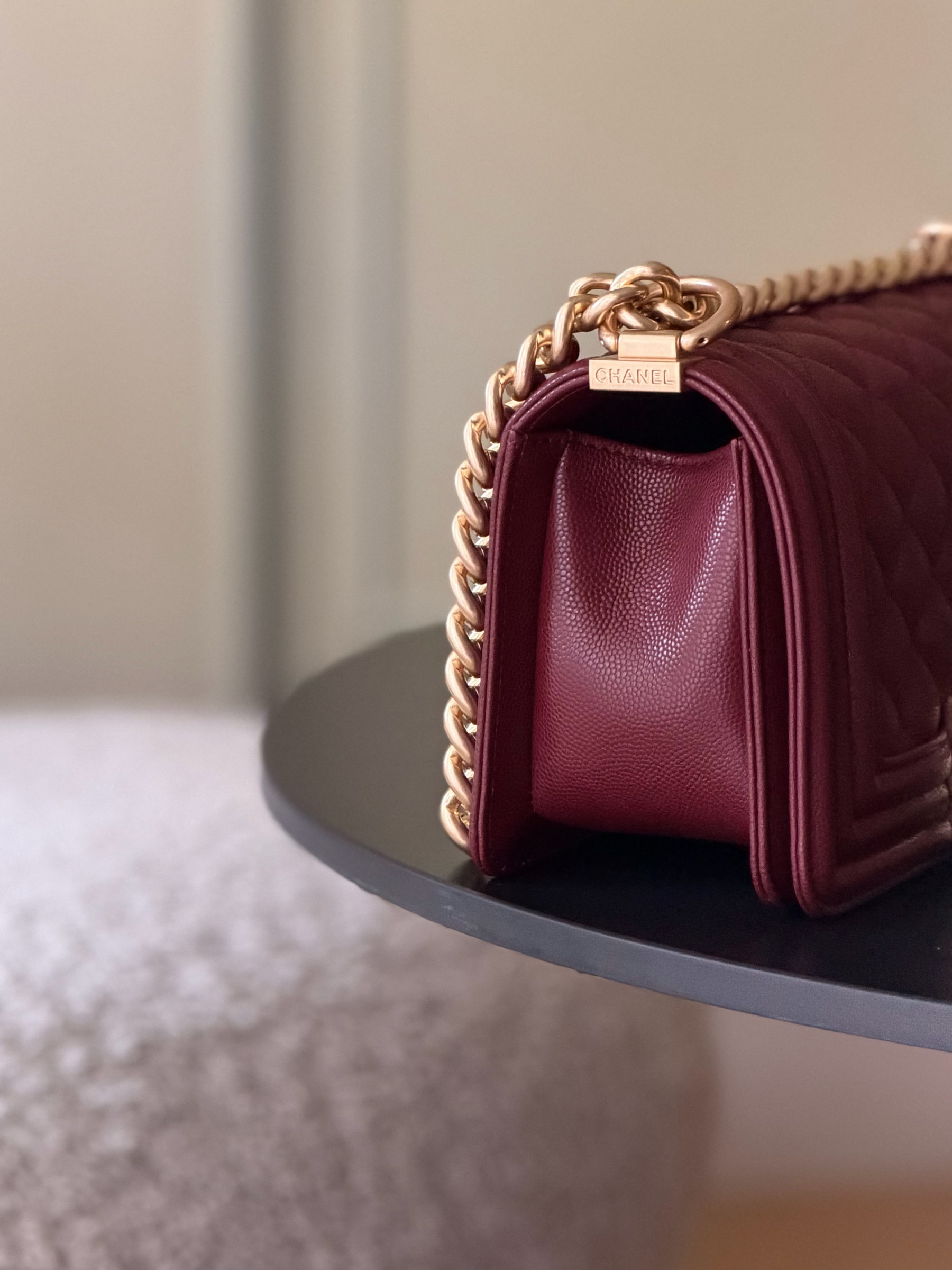 Chanel Boy Handbag 12x20x7cm