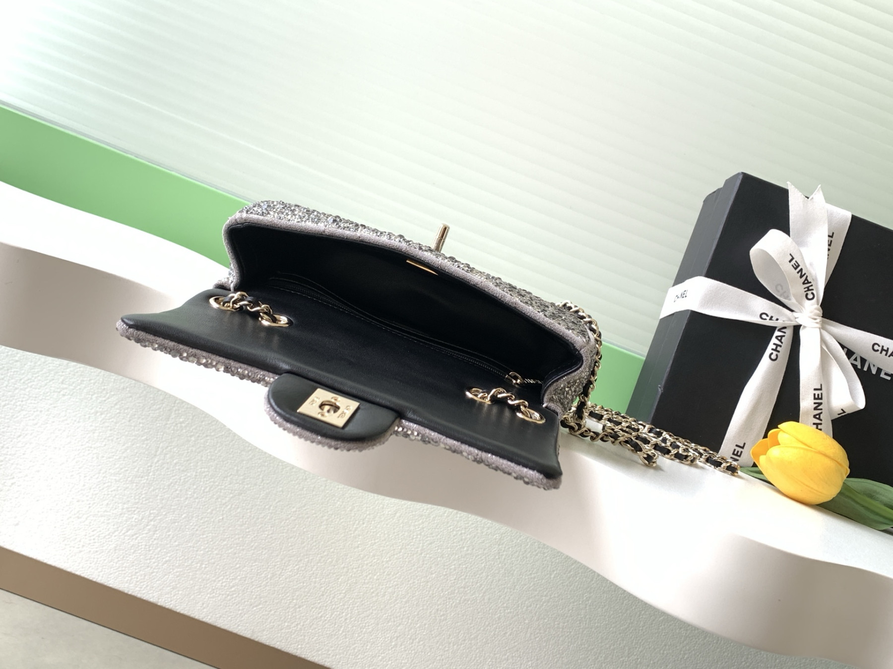 Chanel Evening Flap Bag AS4297 13x21x8cm
